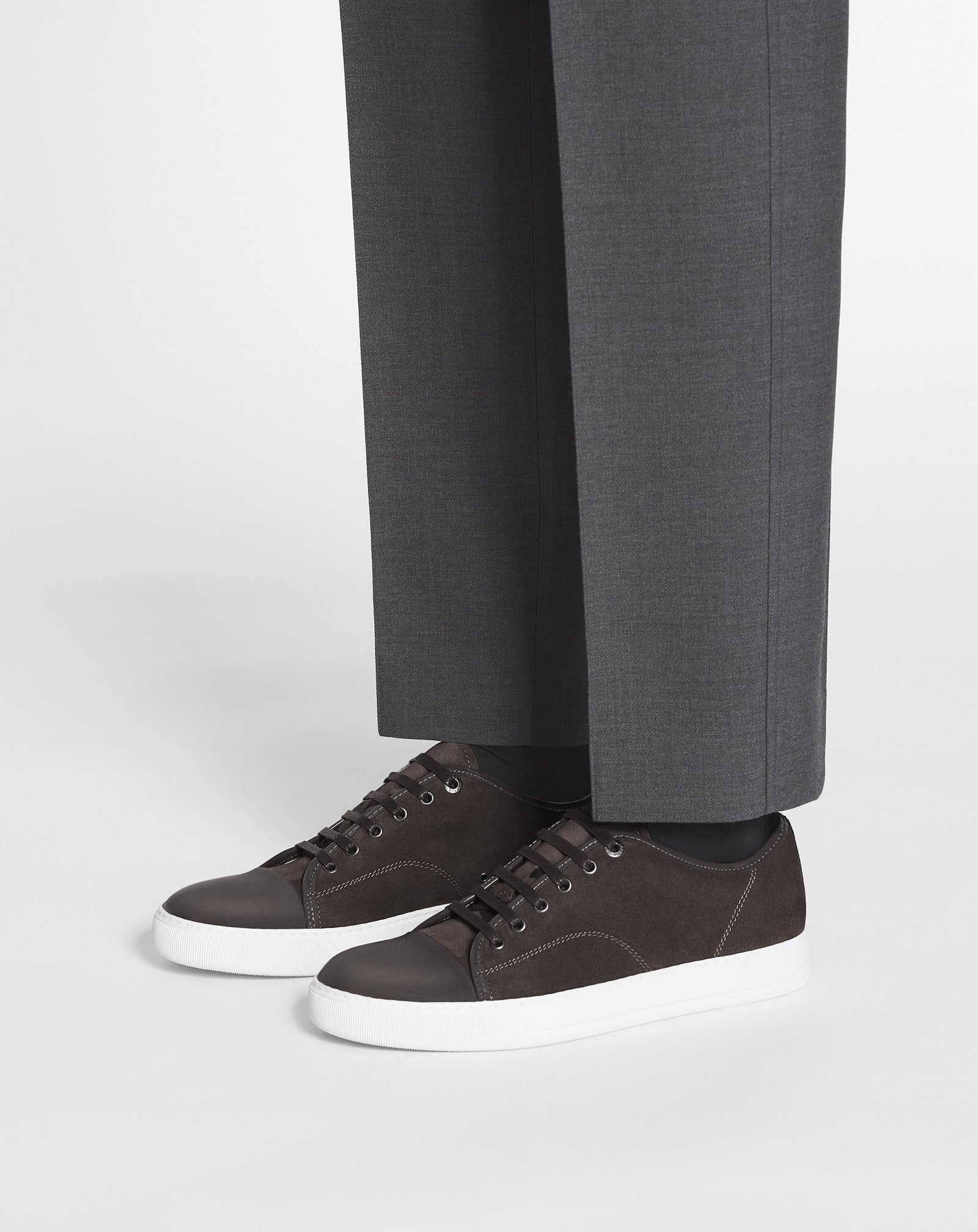 DBB1 LEATHER AND SUEDE SNEAKERS
