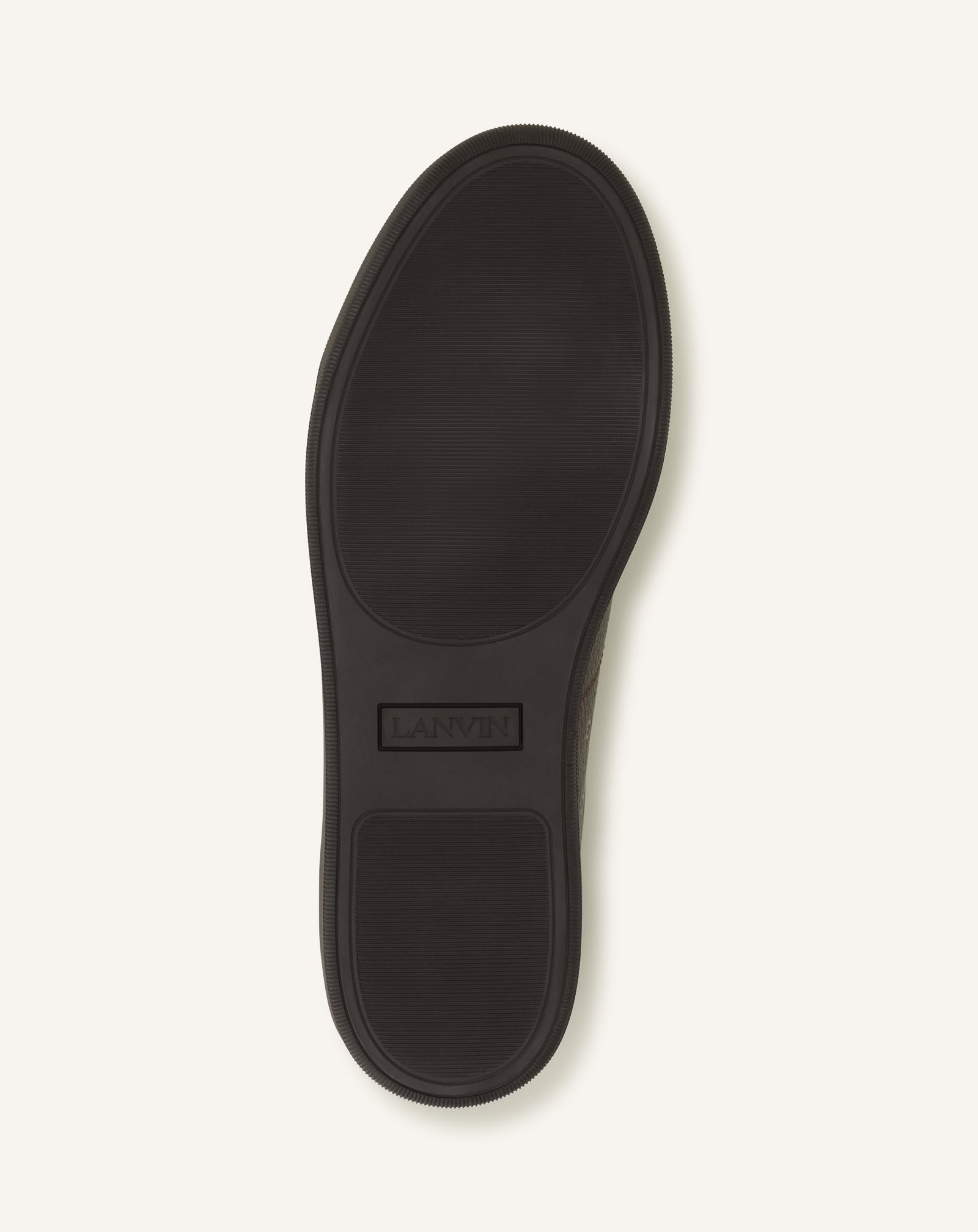 BROWN DBB1 SNEAKERS IN NAPPA AND GRAINED LEATHER