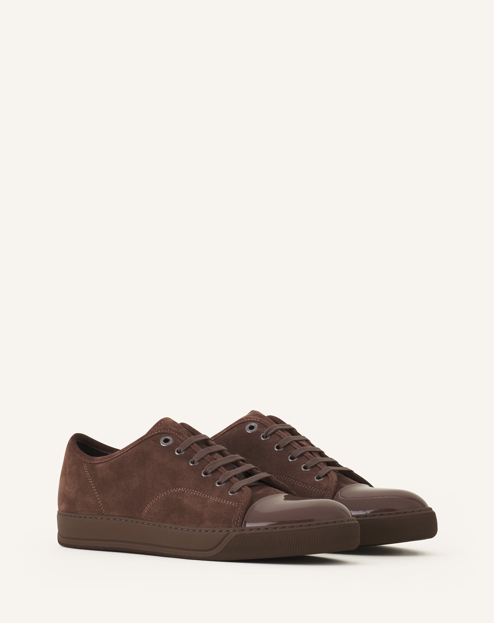 DBB1 SNEAKERS IN SUEDE AND PATENT LEATHER
