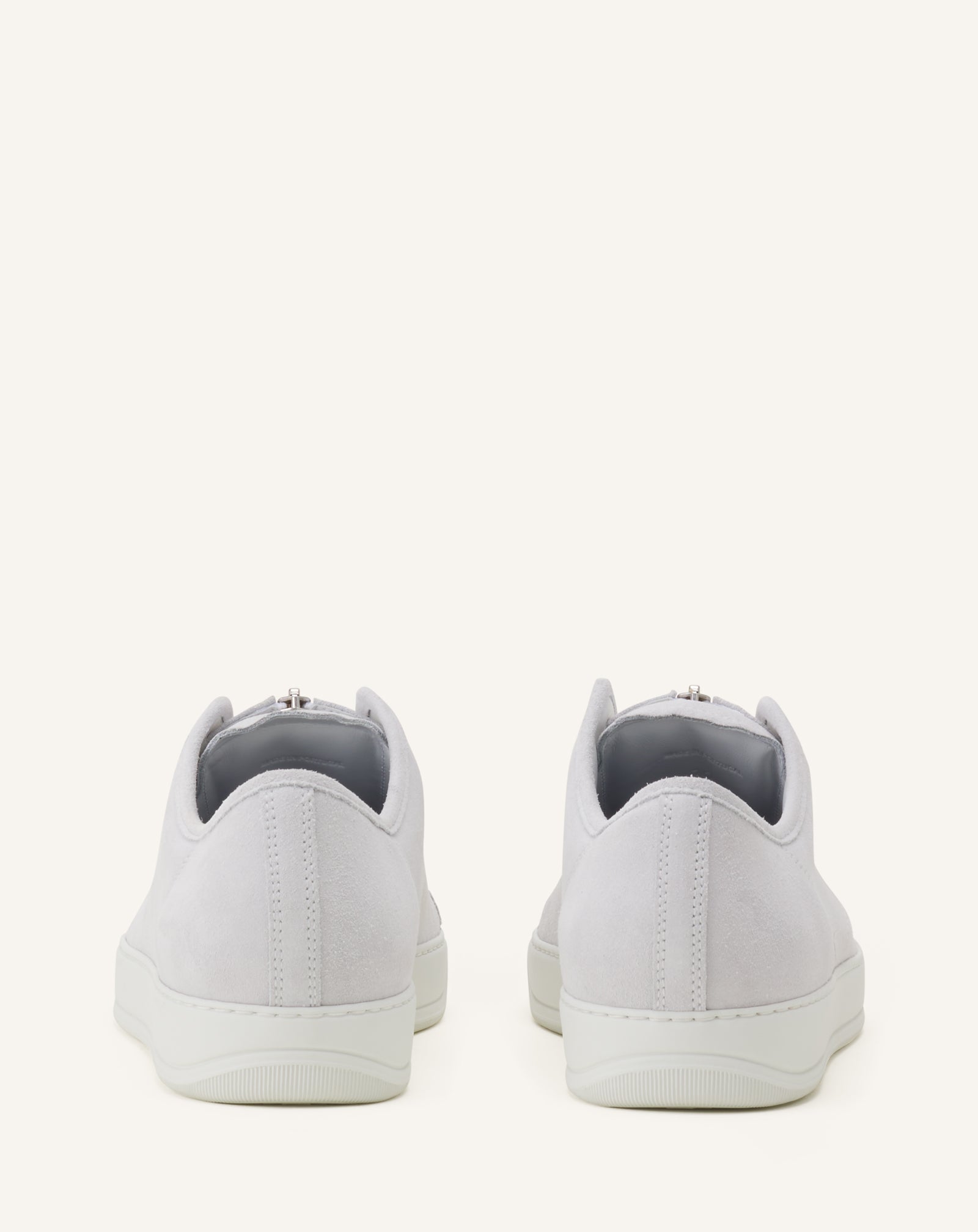 WHITE DBB1 SUEDE ZIP SNEAKERS