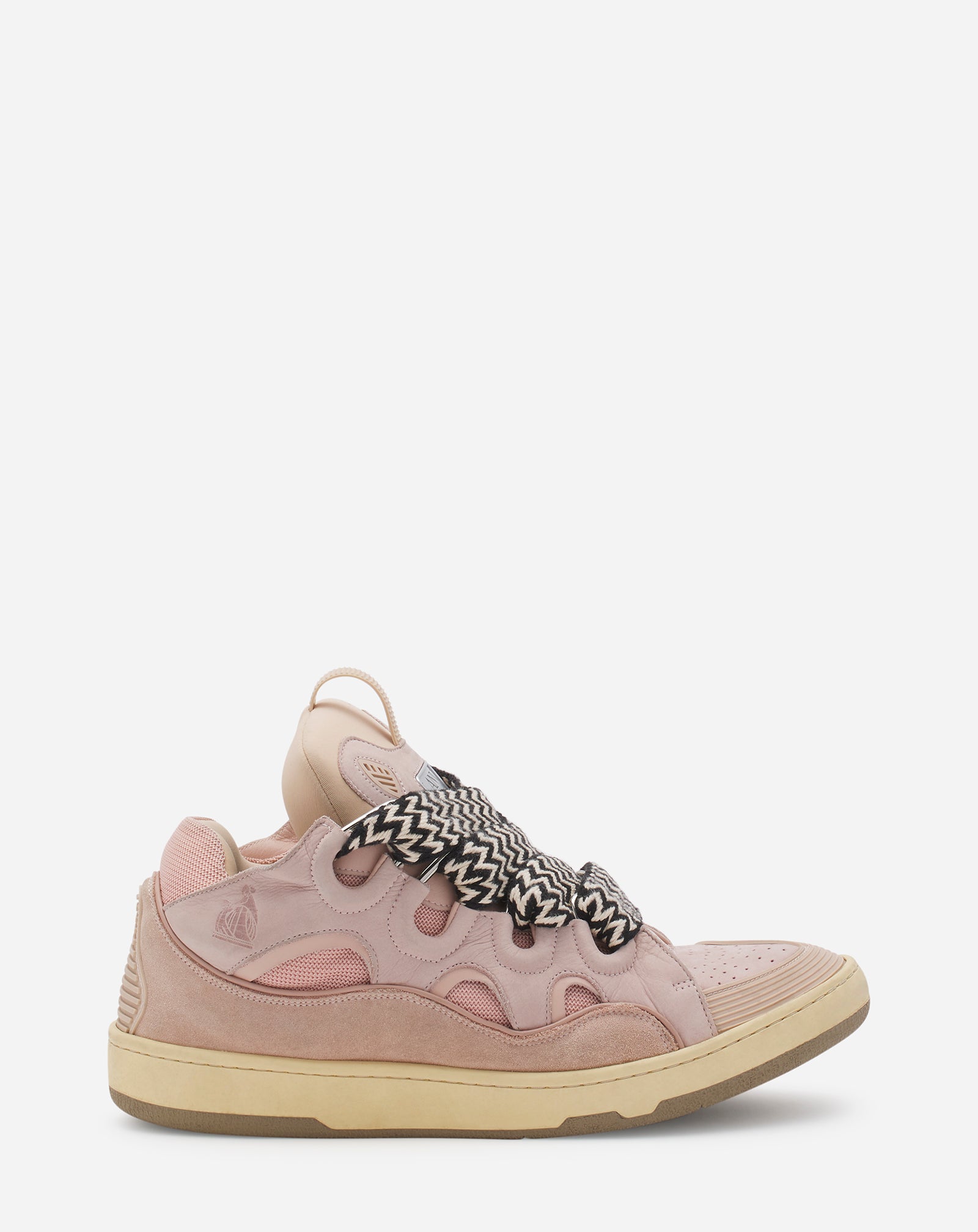LEATHER CURB SNEAKERS FU-SKDK12-DRA2-P255135