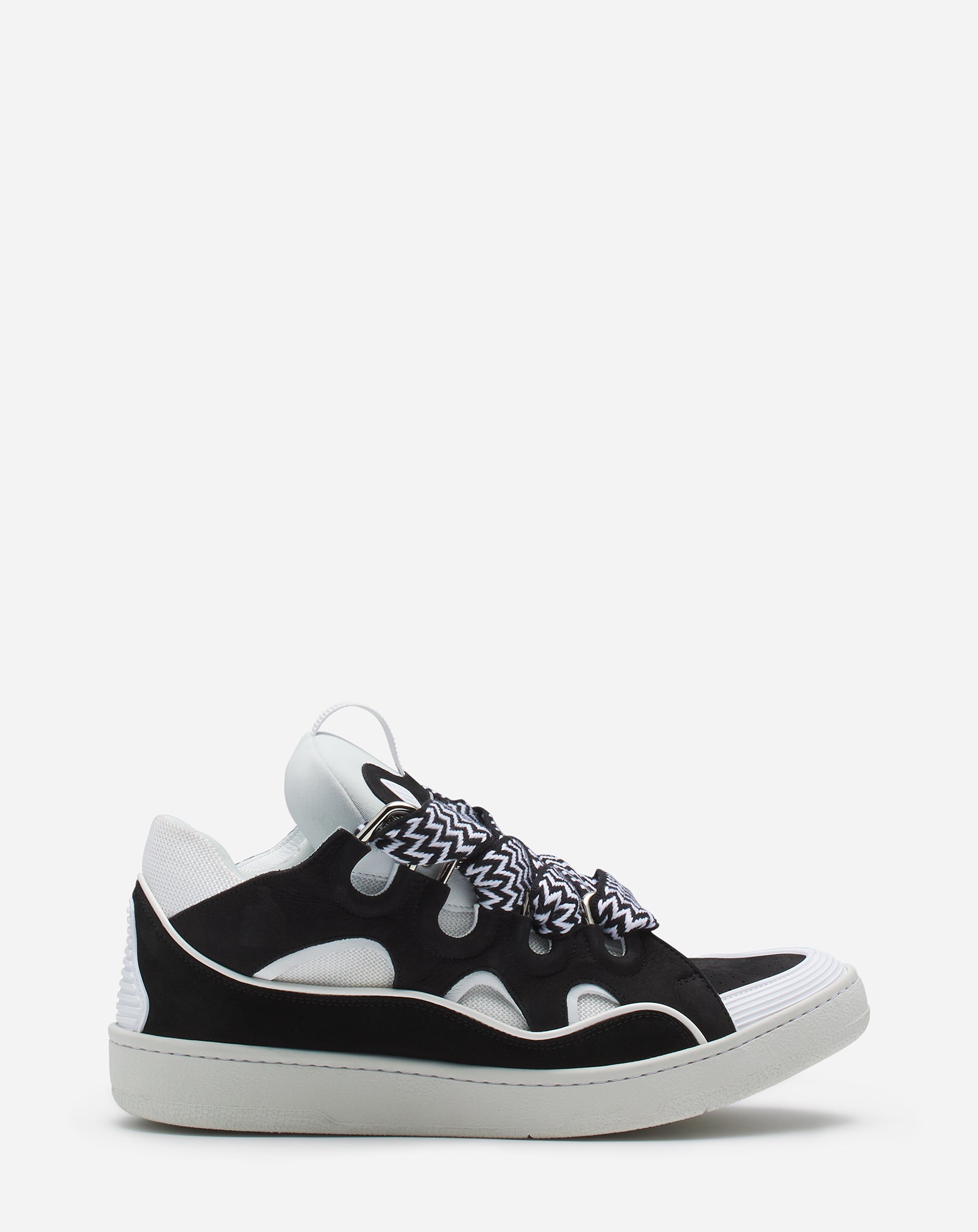 Leather Curb Sneakers | Lanvin – LANVIN