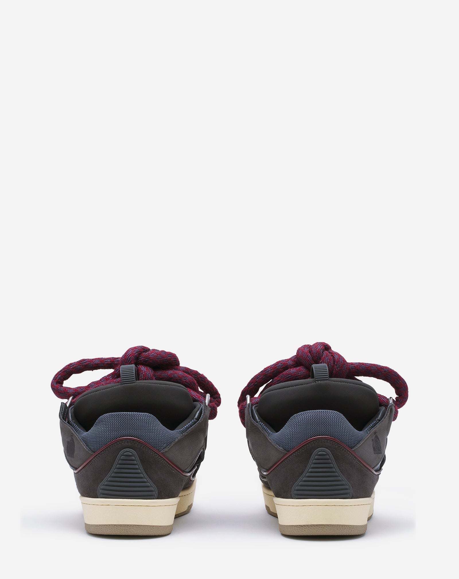 Curb Sneakers In Leather With Snake Laces | Lanvin