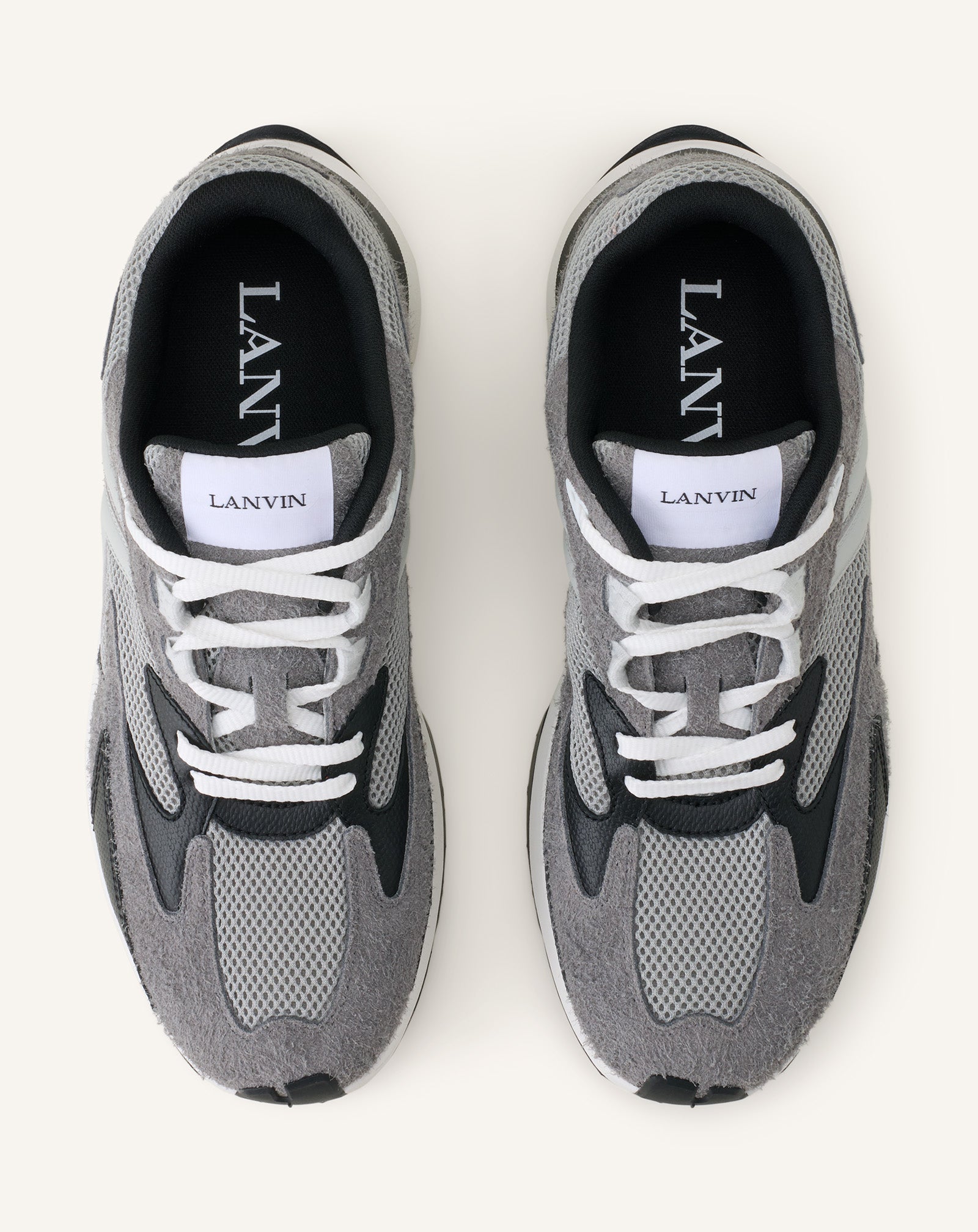 Grey Jla Mesh Sneakers | Lanvin