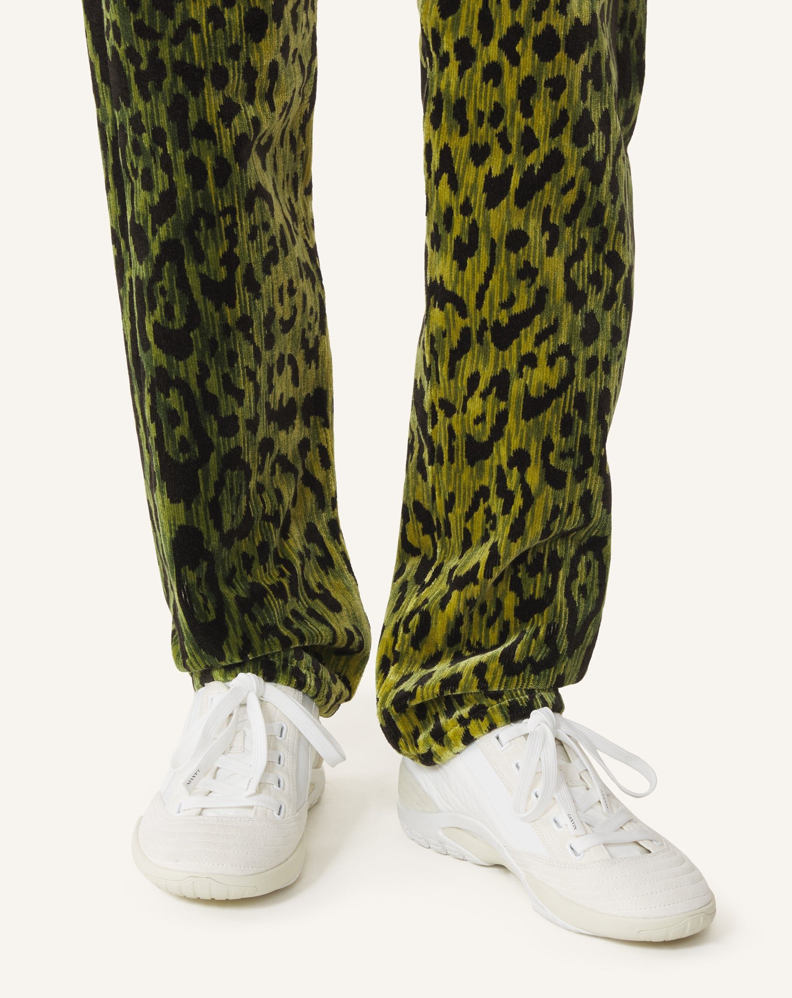 WHITE LNV2 SNEAKERS IN NYLON