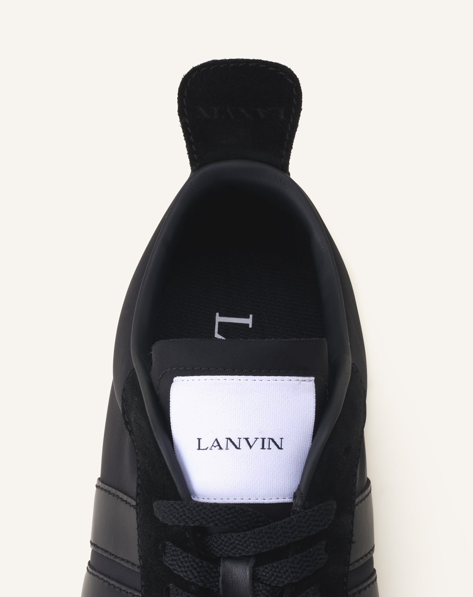 Black Bumpr Nylon Sneakers | Lanvin