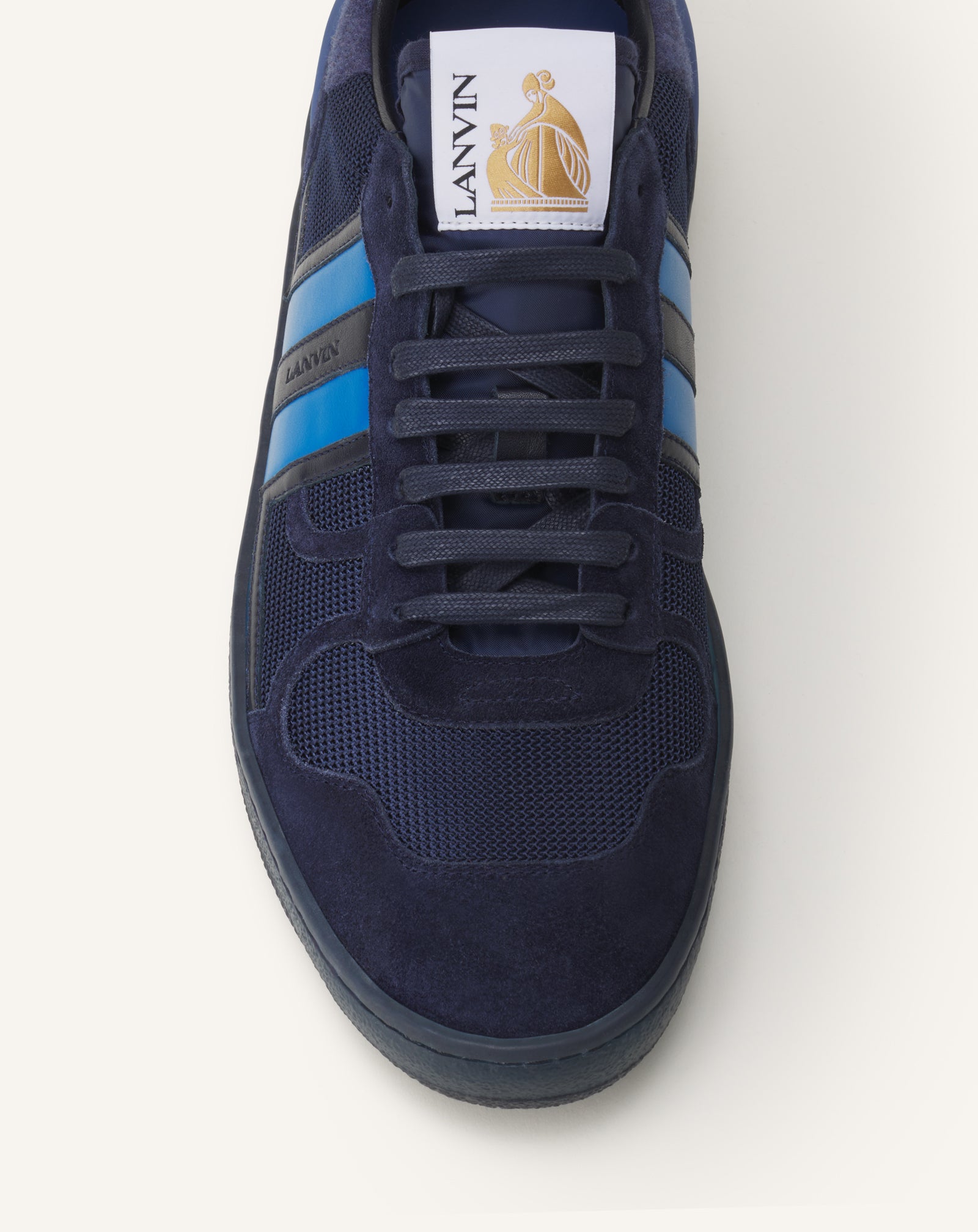 BLUE CLAY SNEAKERS IN FELT