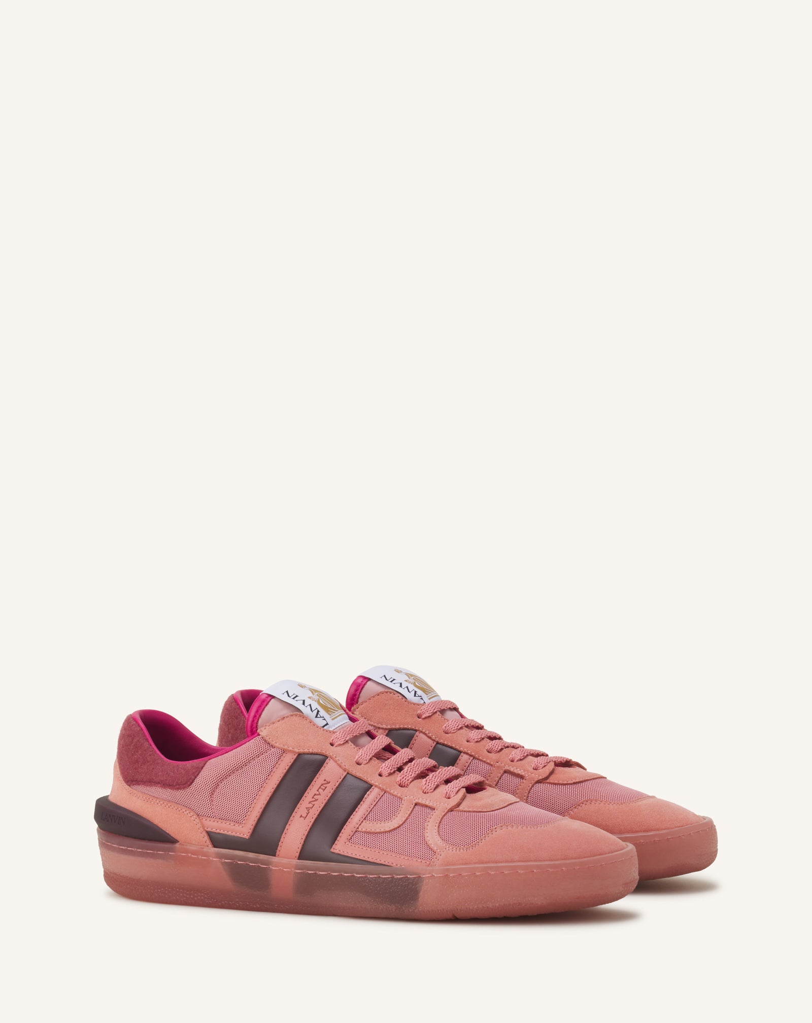 PINK CLAY SNEAKERS IN FELT