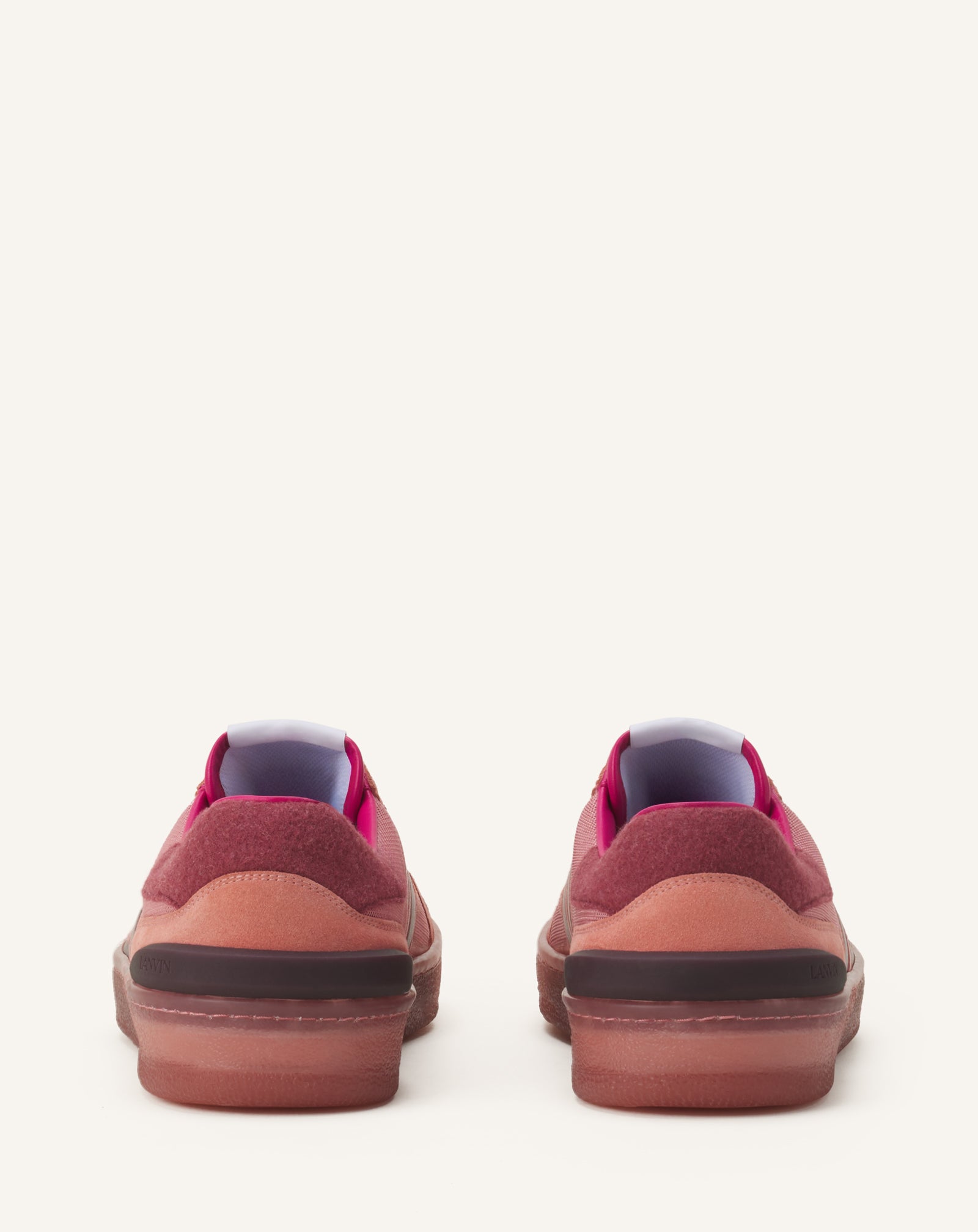 PINK CLAY SNEAKERS IN FELT
