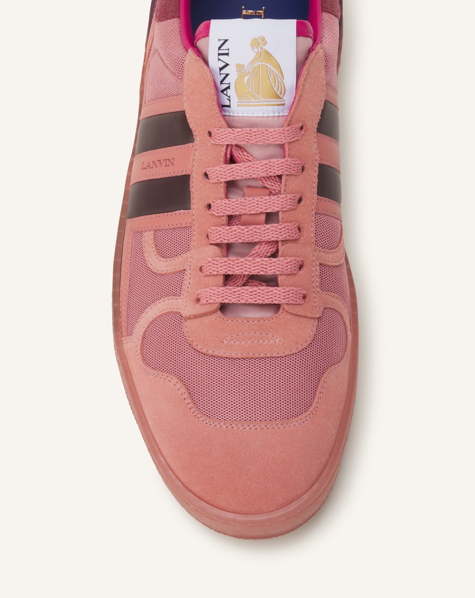 PINK CLAY SNEAKERS IN FELT