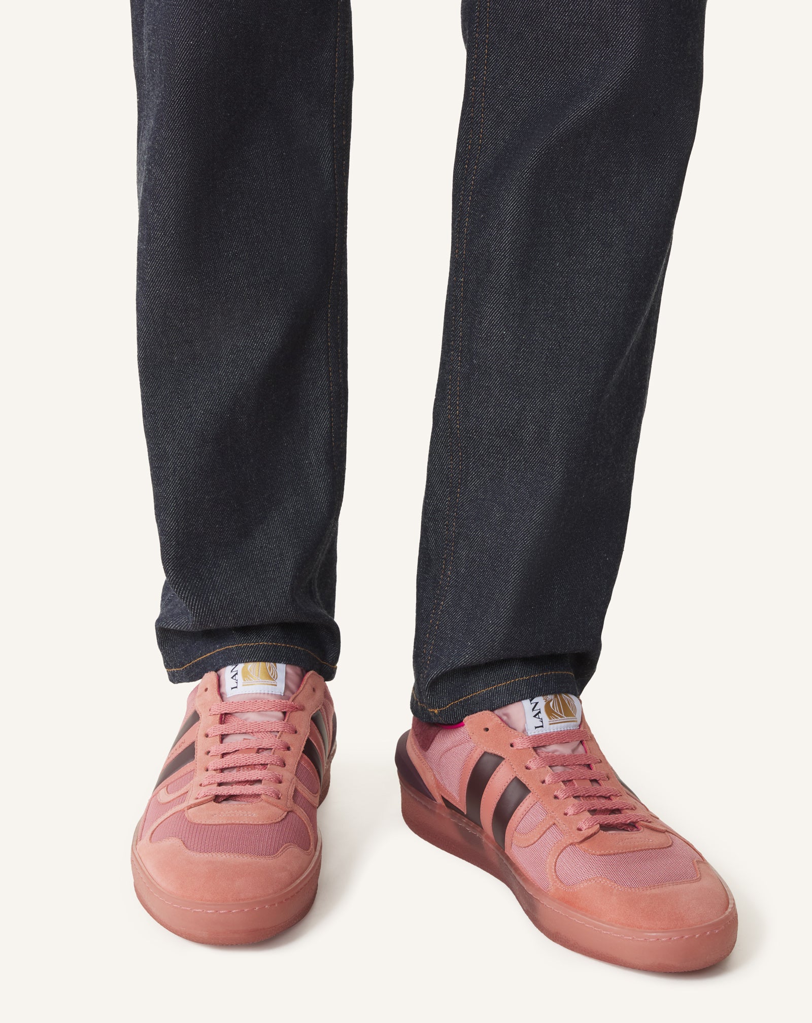PINK CLAY SNEAKERS IN FELT