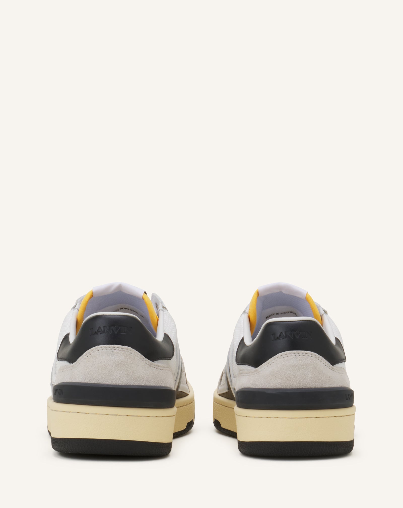 White Clay Mesh Sneakers | Lanvin