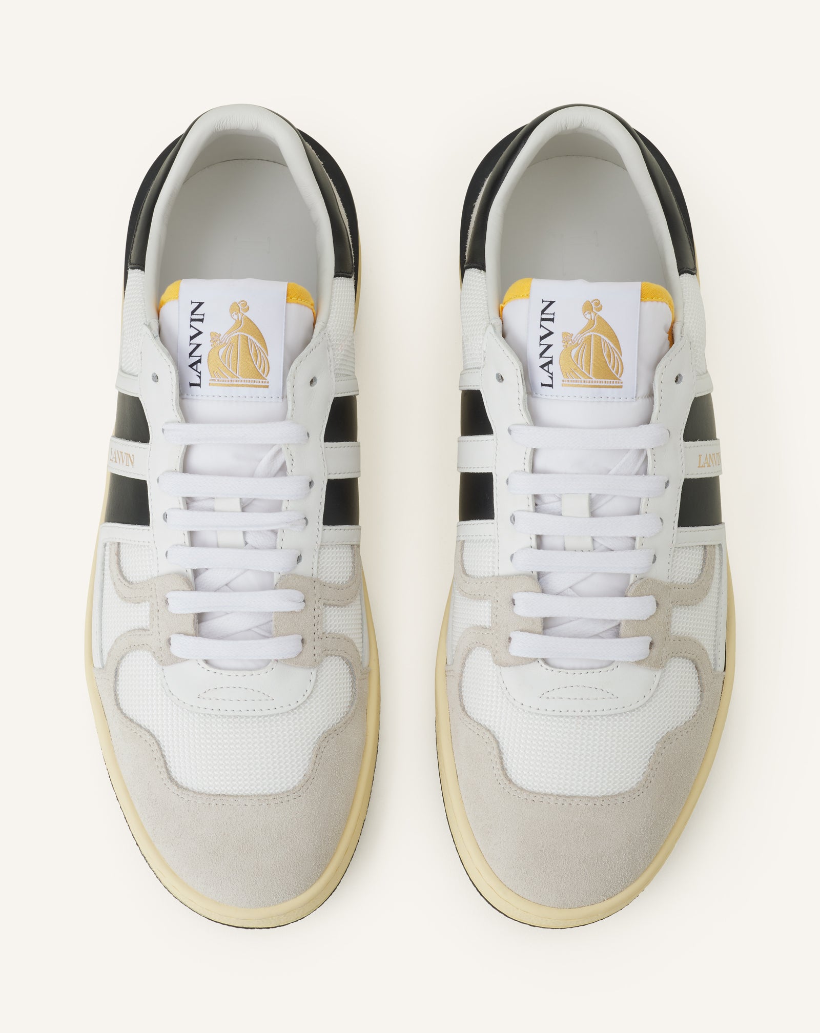 LANVIN フラットシューズ White Clay Mesh Sneakers | Lanvin