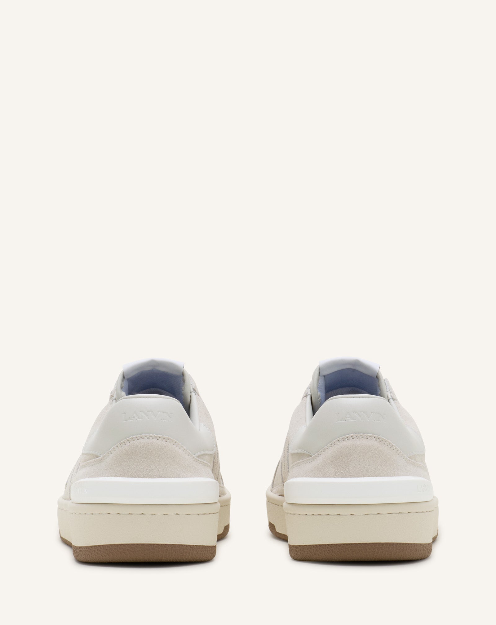 White Clay Mesh Sneakers | Lanvin