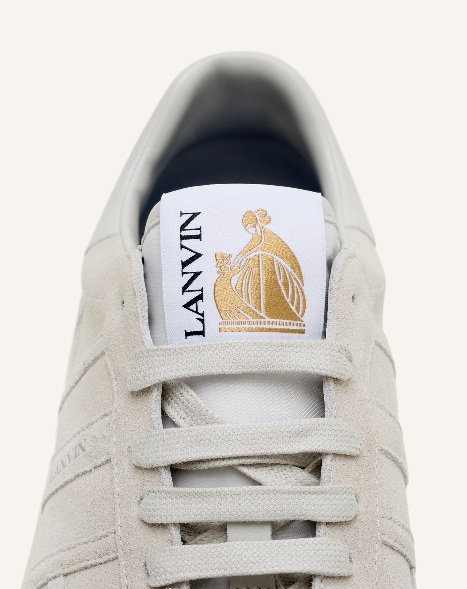 White Clay Mesh Sneakers | Lanvin