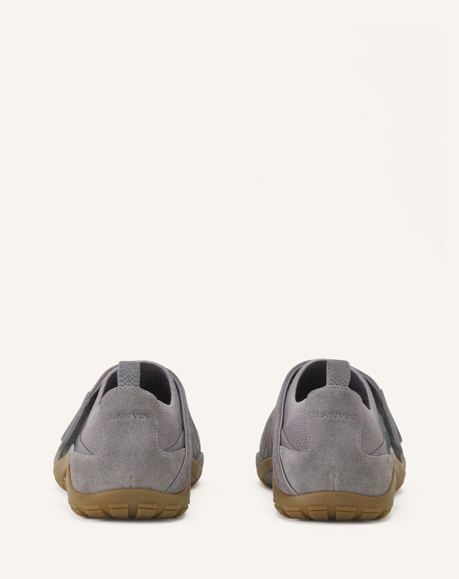 Lnv1 Sneakers In Knit And Suede | Lanvin