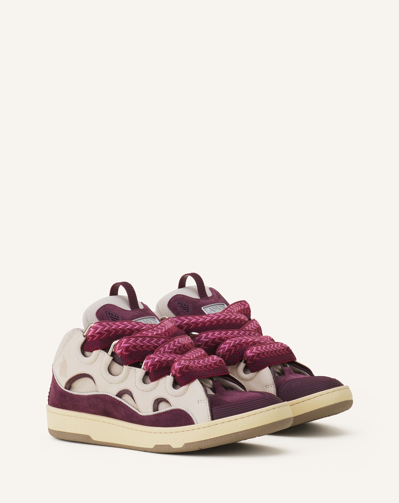 CURB LEATHER SNEAKERS