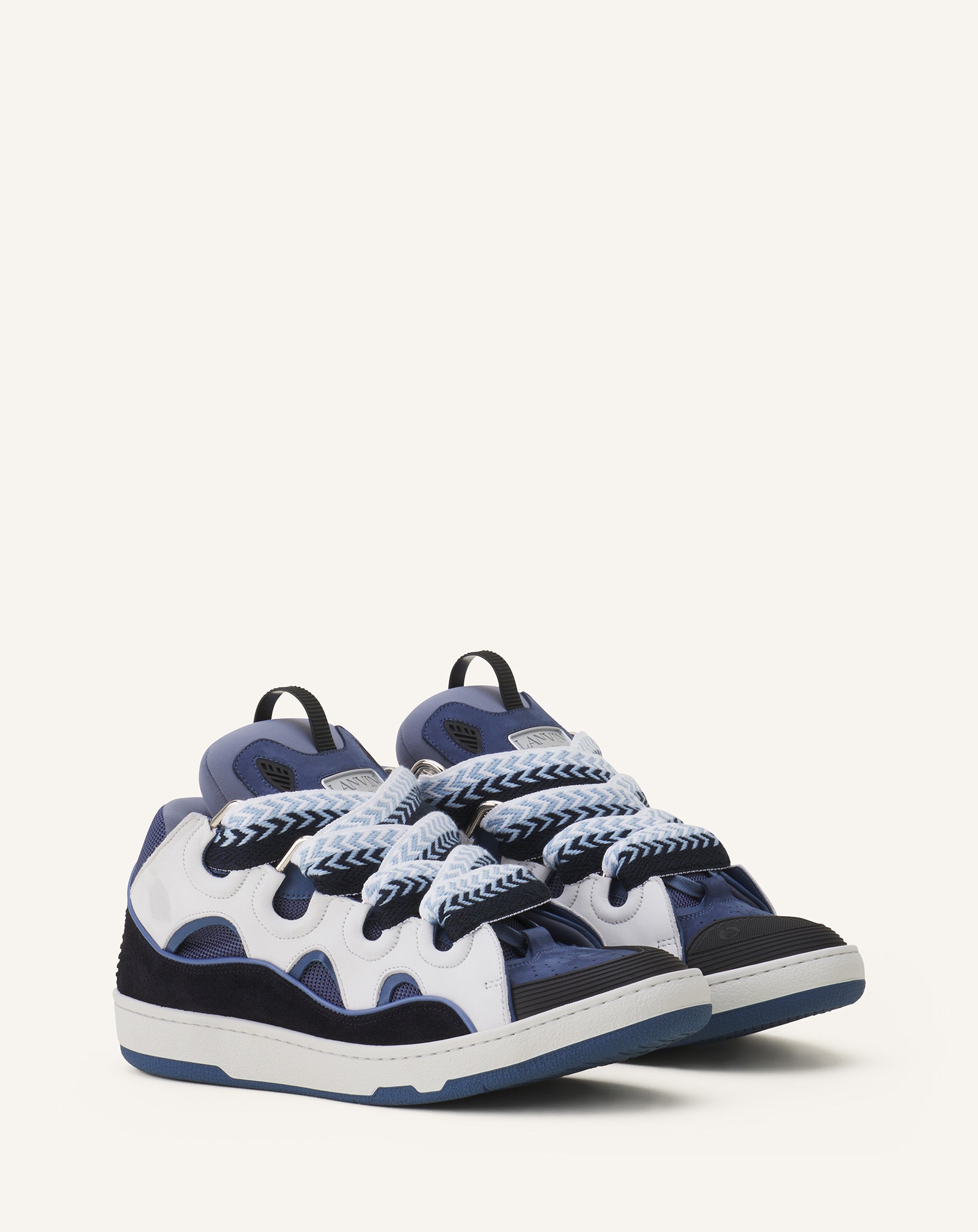 CURB LEATHER SNEAKERS