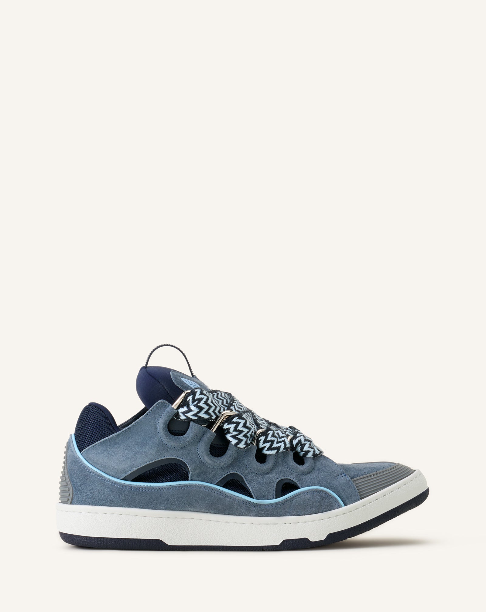 Green Curb Leather Sneakers | Lanvin