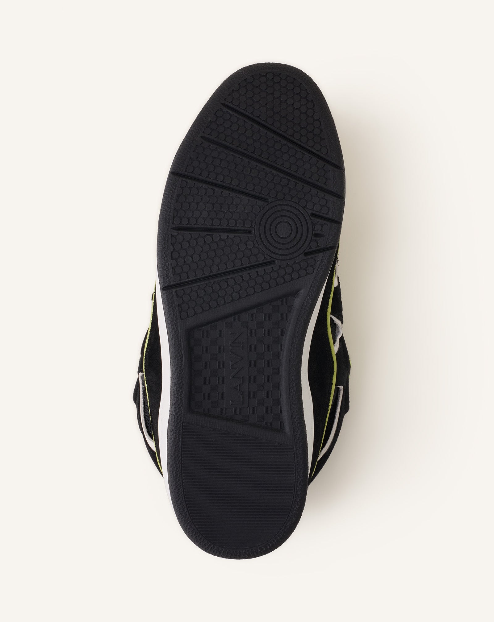 Green Curb Leather Sneakers | Lanvin