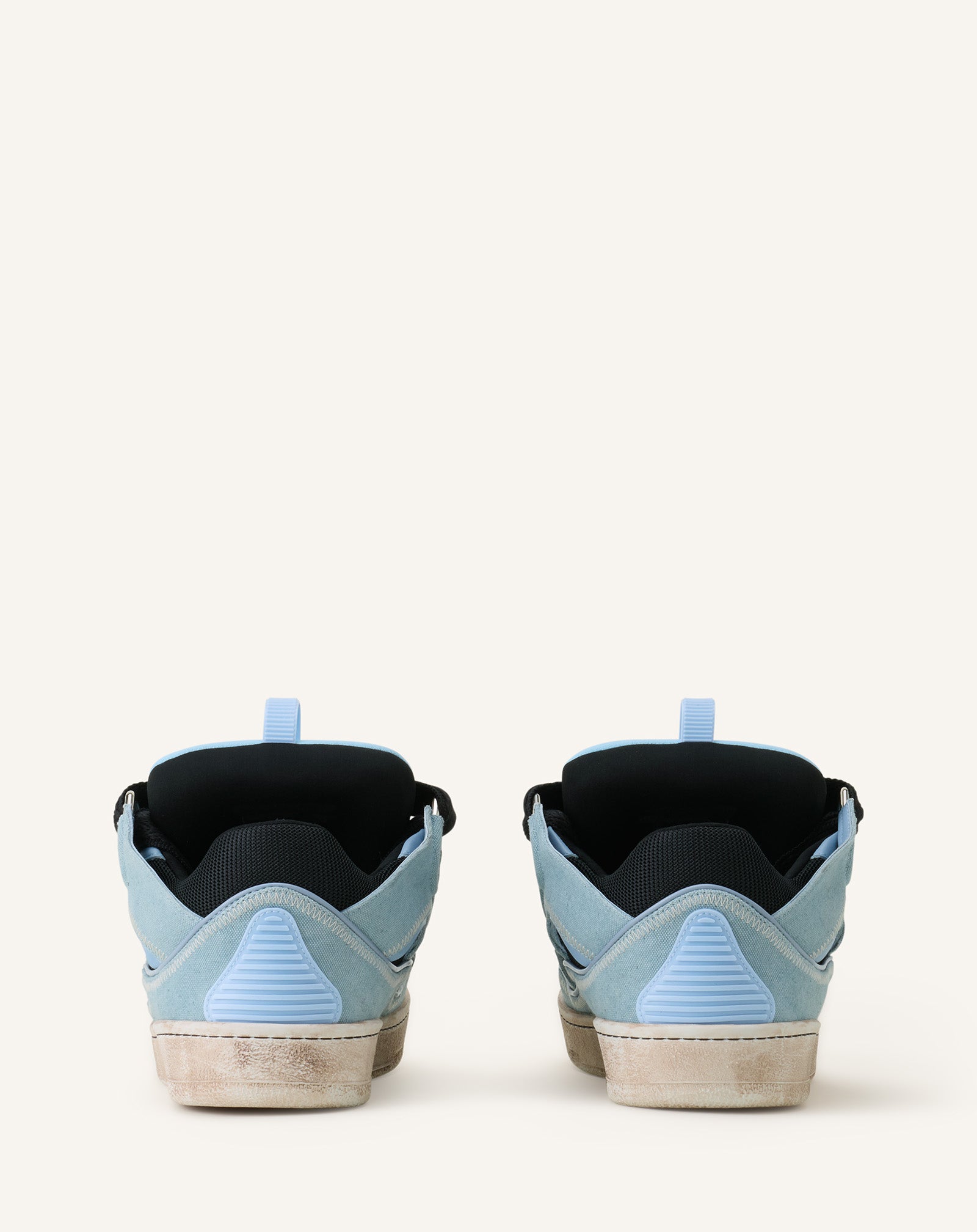 Blue Curb Sneakers In Canvas | Lanvin