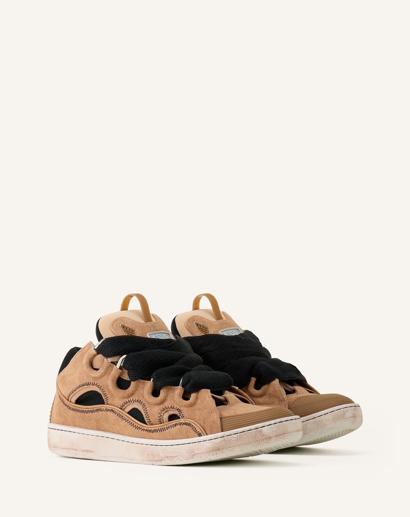 Curb Sneakers En Canvas Brown | Lanvin