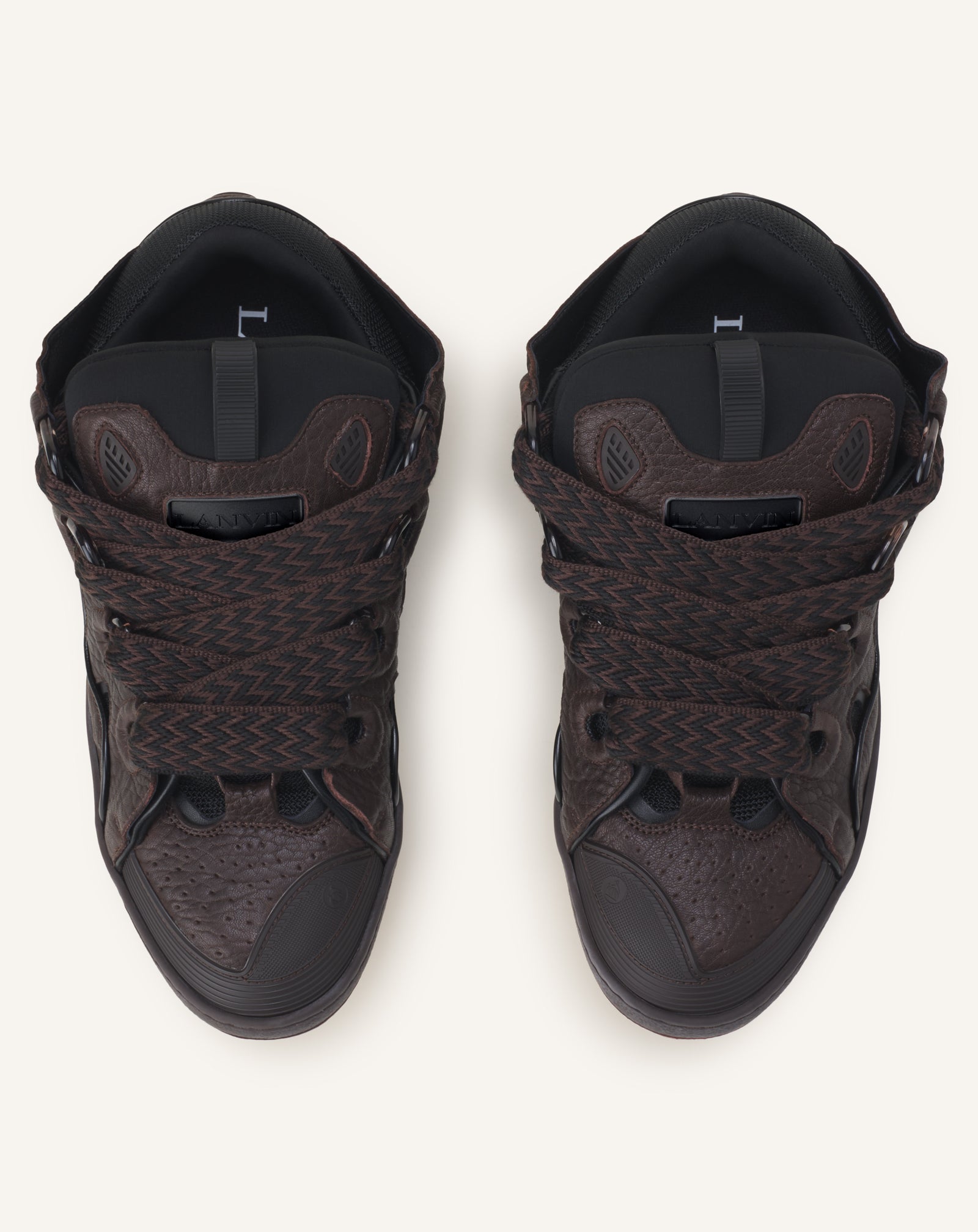 GREY CURB SNEAKERS IN DINO-EFFECT LEATHER