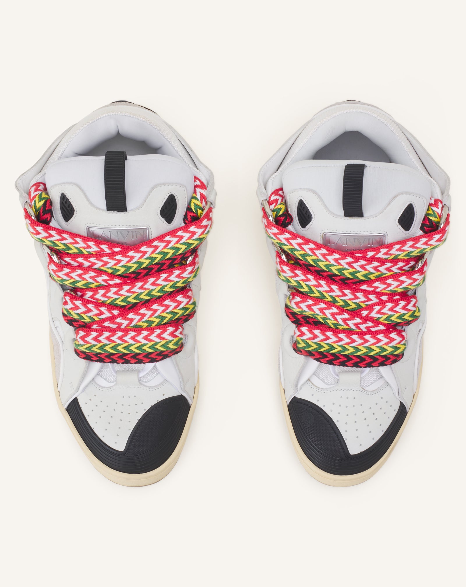 Leather Curb Sneakers | Lanvin