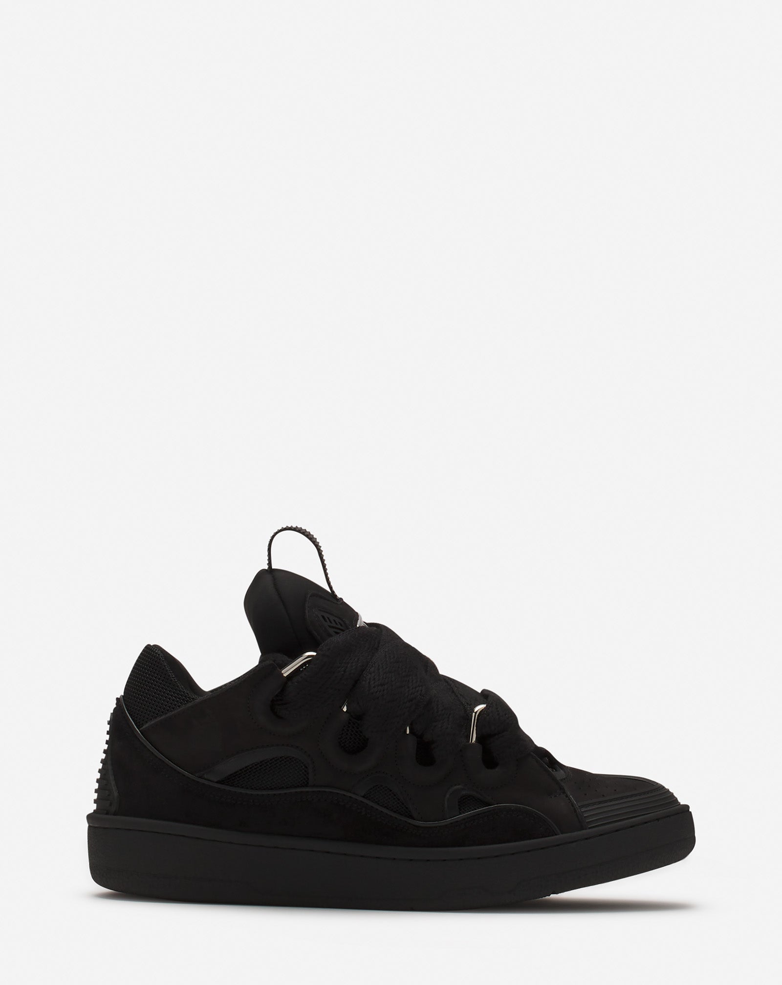 LEATHER CURB SNEAKERS FU-SKDK12-DRAG-P25101037