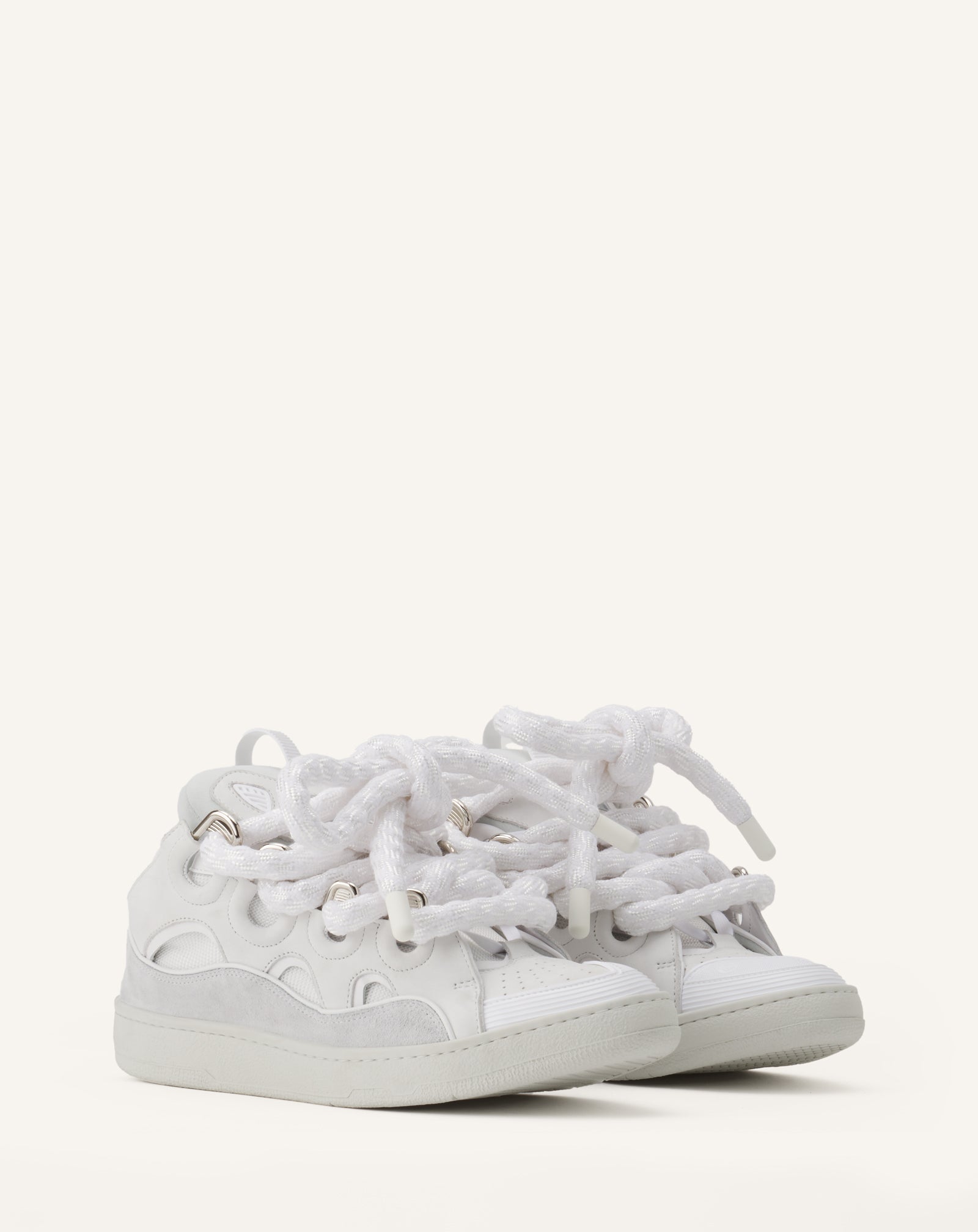 CURB SNAKE SNEAKERS IN LEATHER