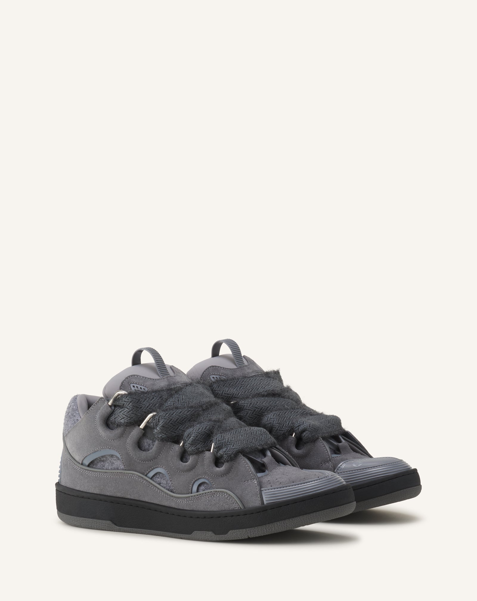 CURB SNEAKERS IN FELT