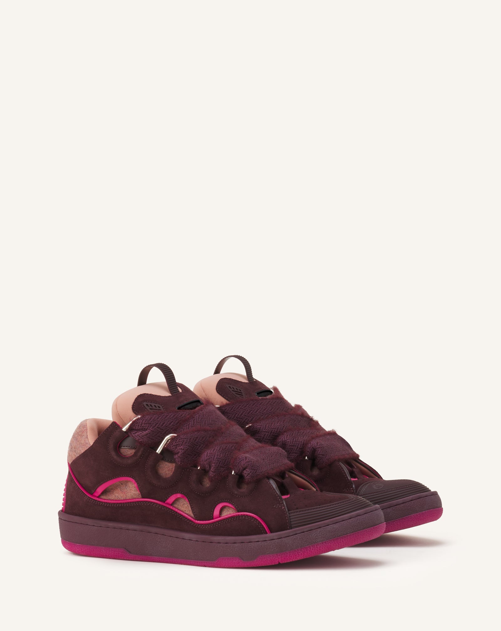 CURB SNEAKERS IN FELT