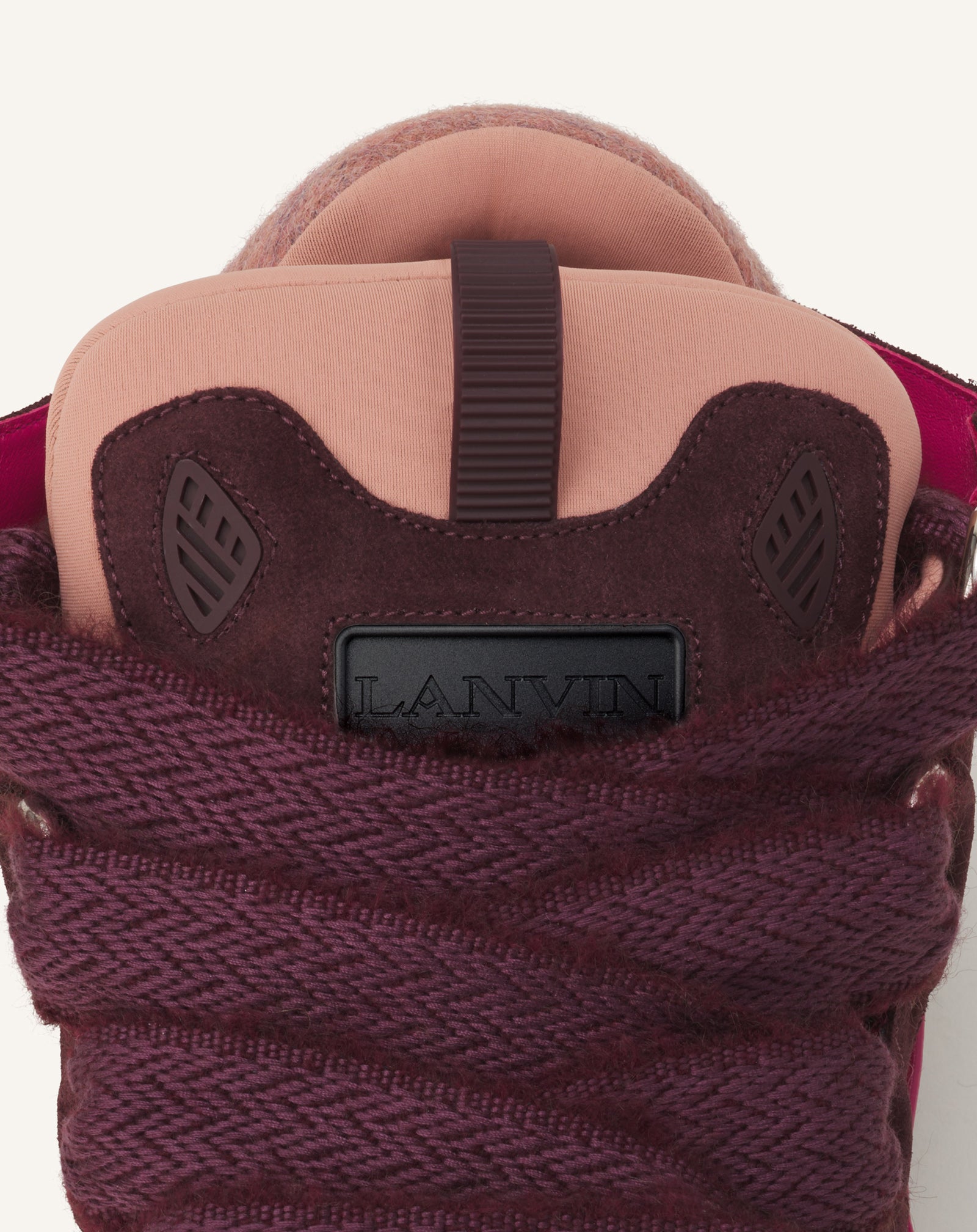 PINK CURB SNEAKERS IN FELT