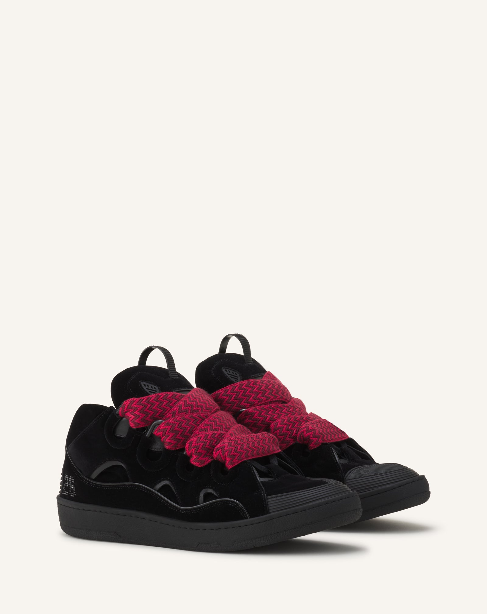 CURB SNEAKERS IN VELVET