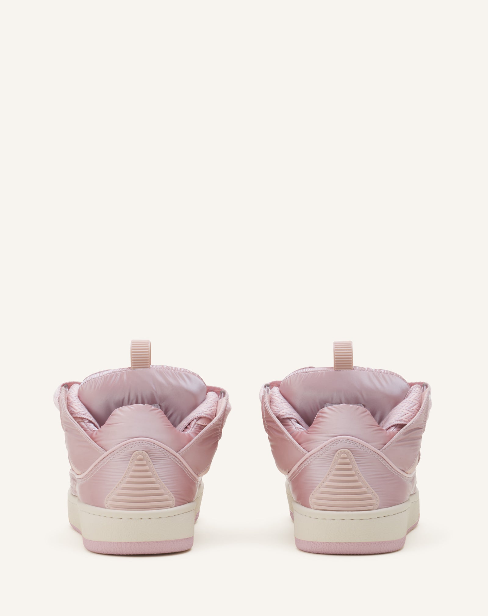 Pink Curb Sneakers In Nylon | Lanvin