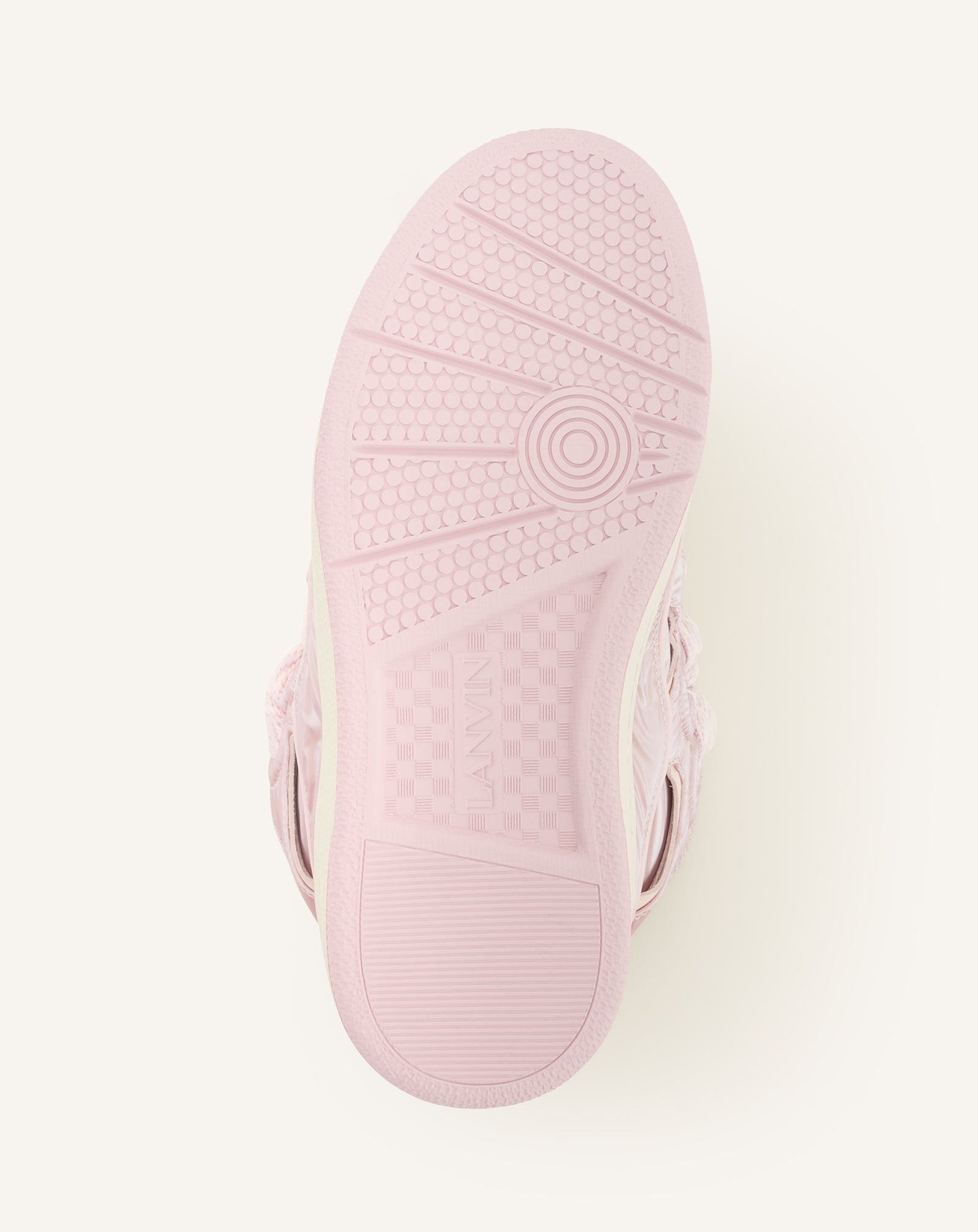 Pink Curb Sneakers In Nylon | Lanvin