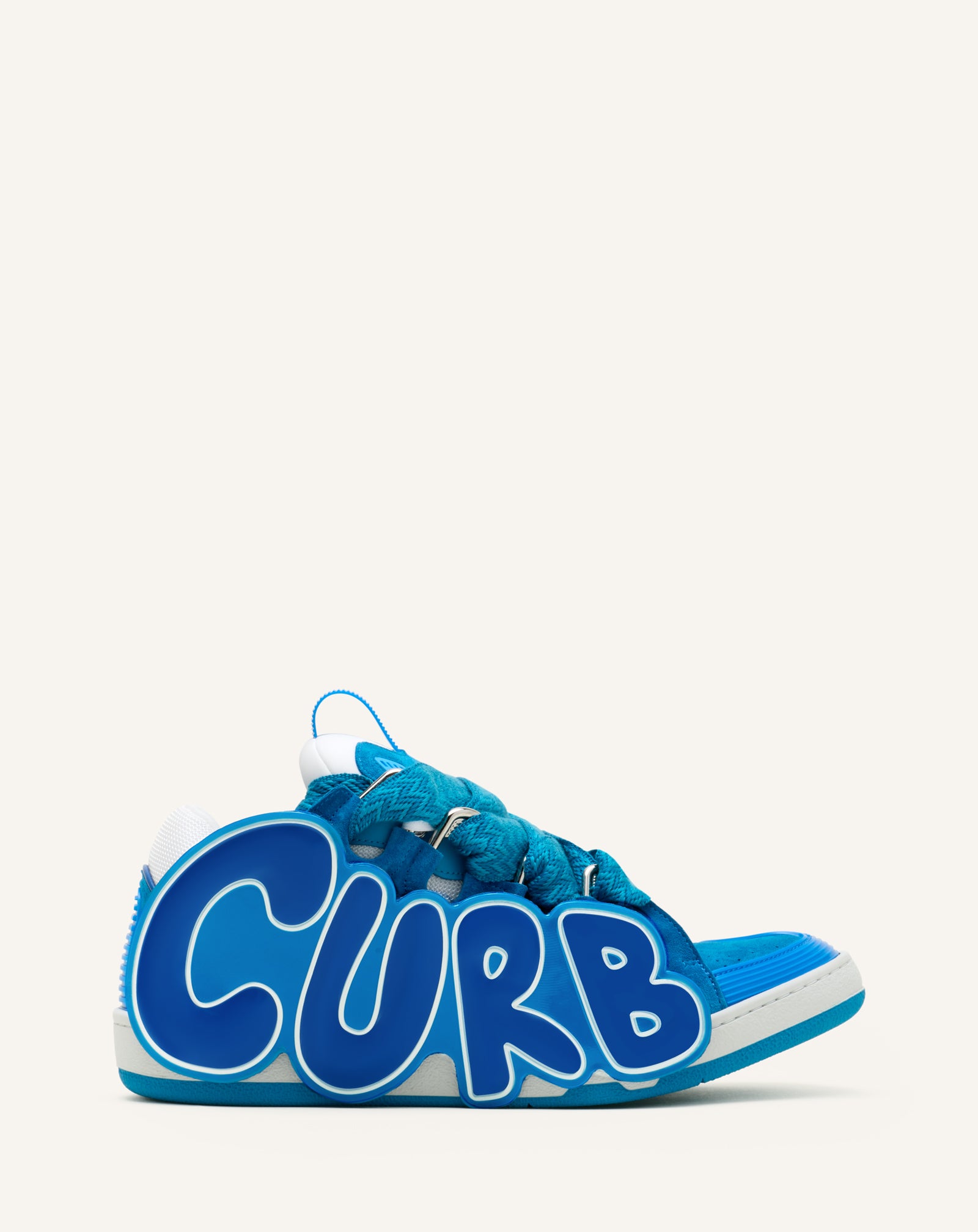 CURB PATCH  SNEAKERS IN LEATHER