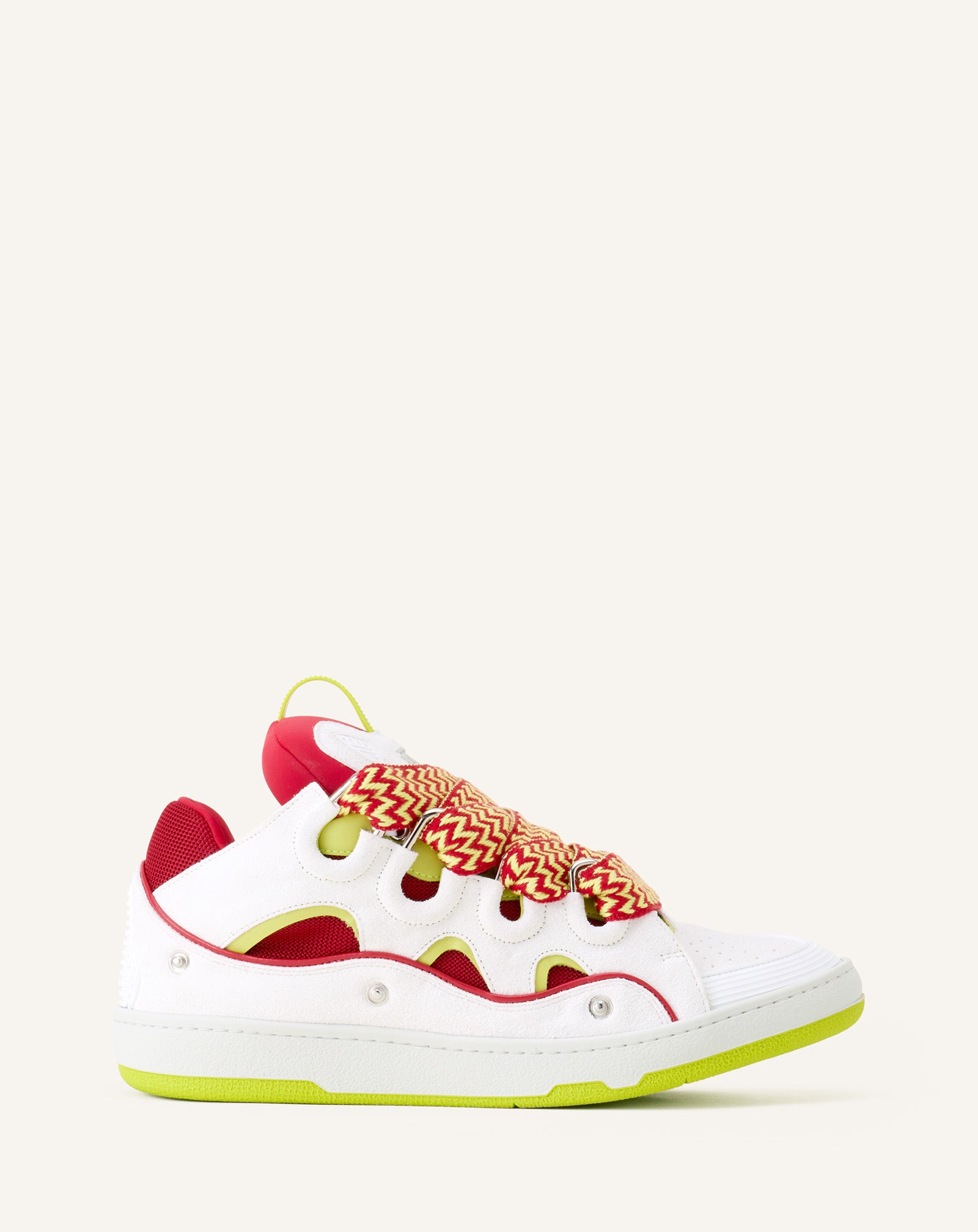 CURB PATCH  SNEAKERS IN LEATHER