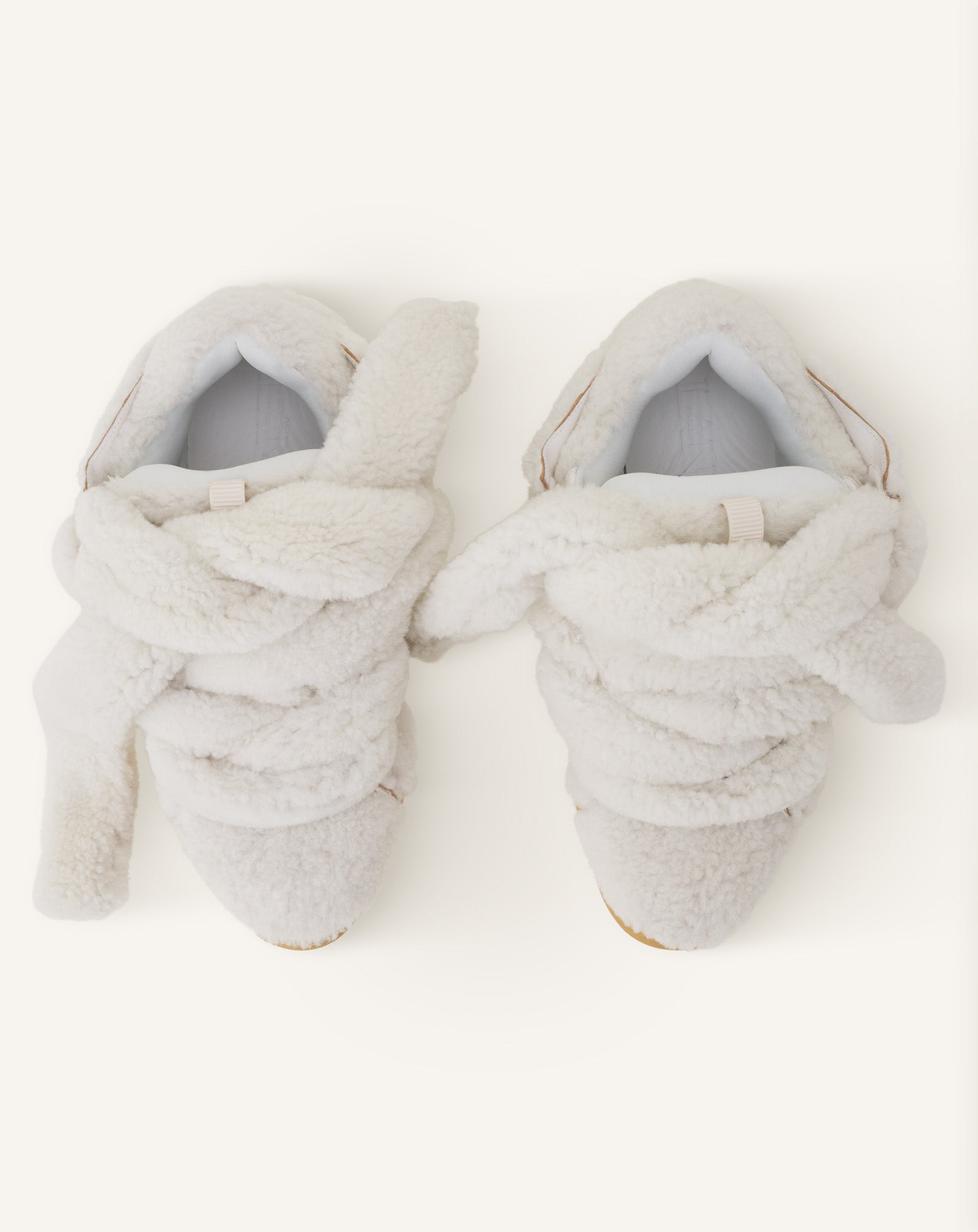 CURB SNEAKERS IN SHEARLING