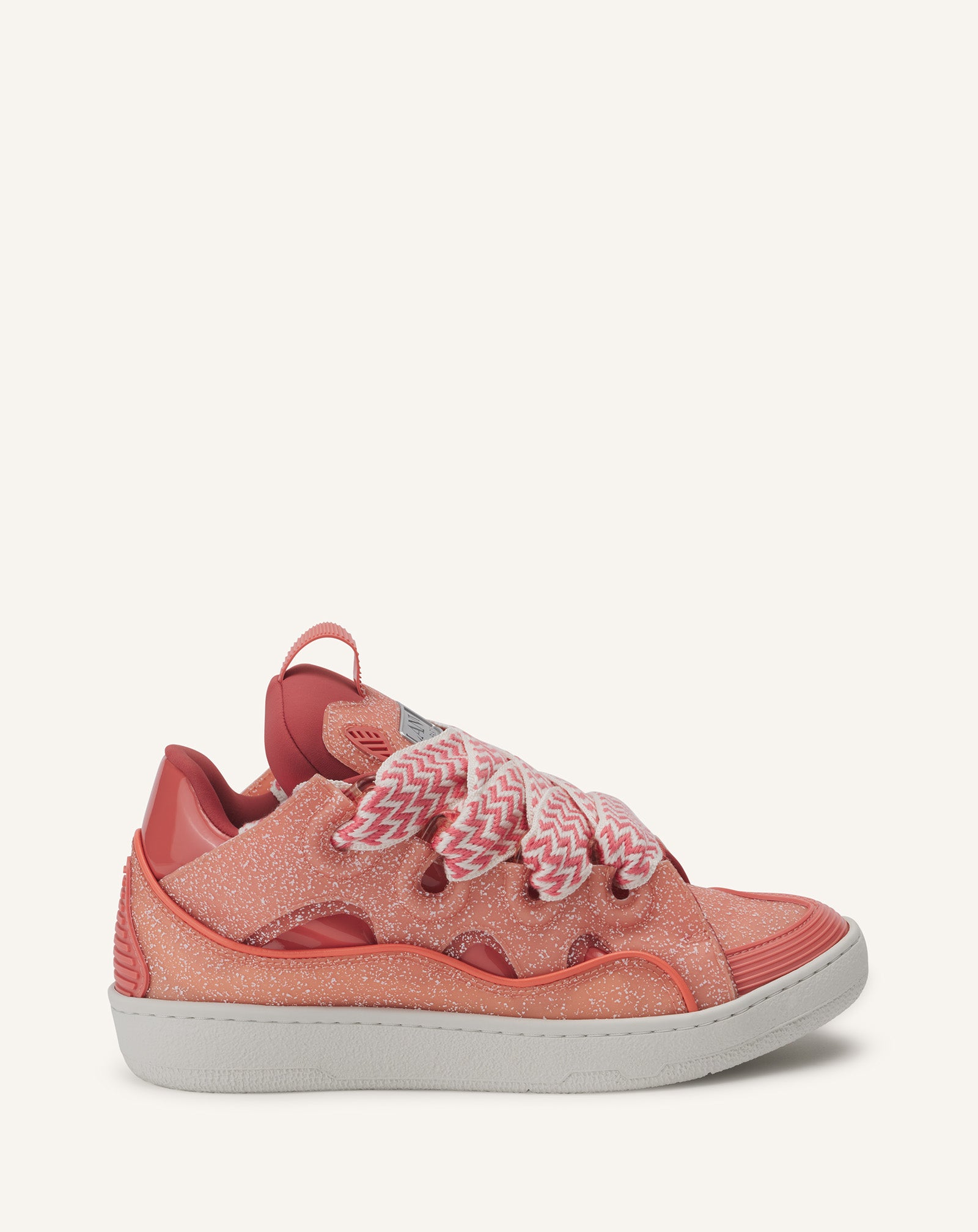 CURB SNEAKERS IN SPECKLED LEATHER FU-SKDK12-SUCR-P2559742