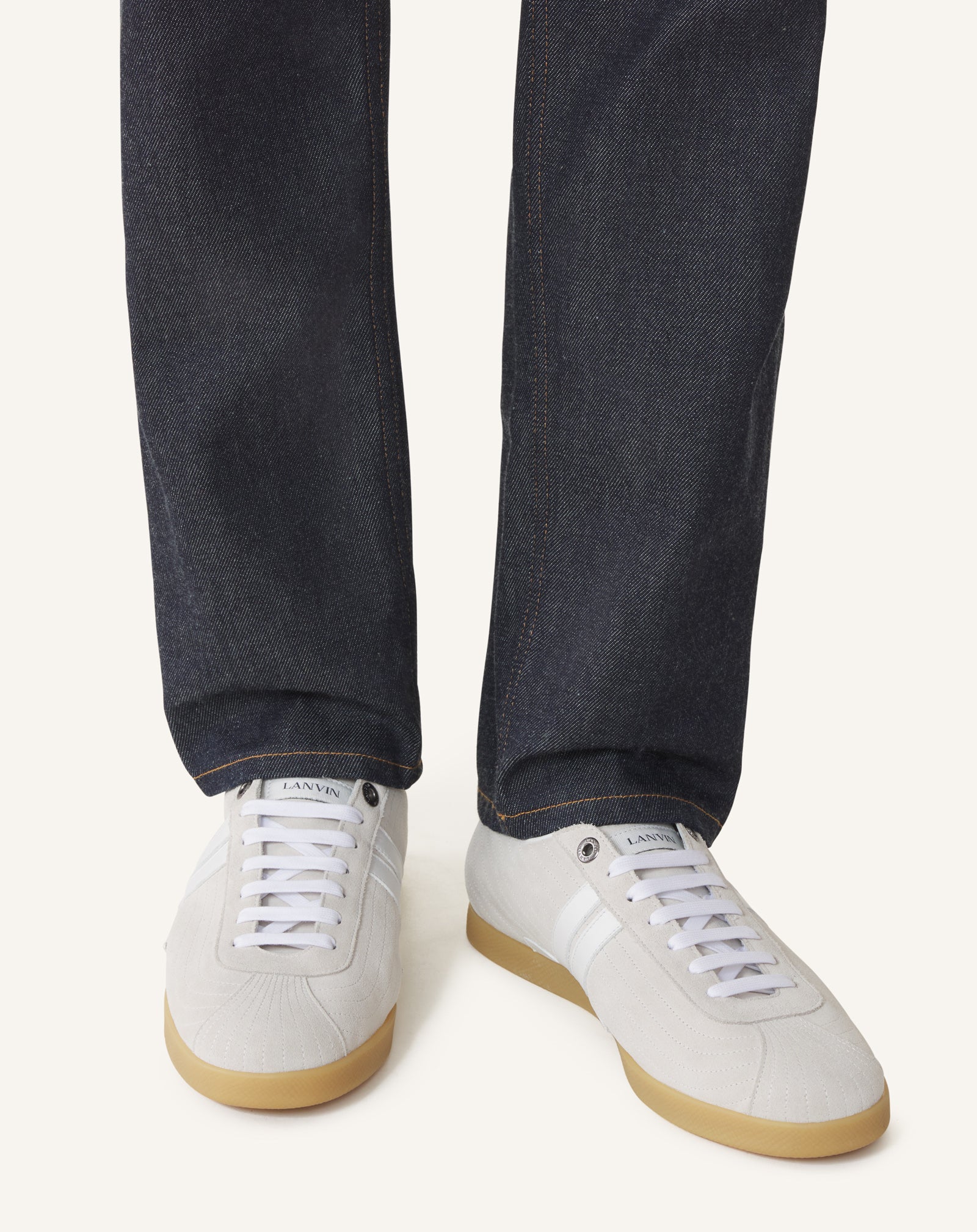 WHITE SNEAKERS GLEN 2.0 IN LEATHER