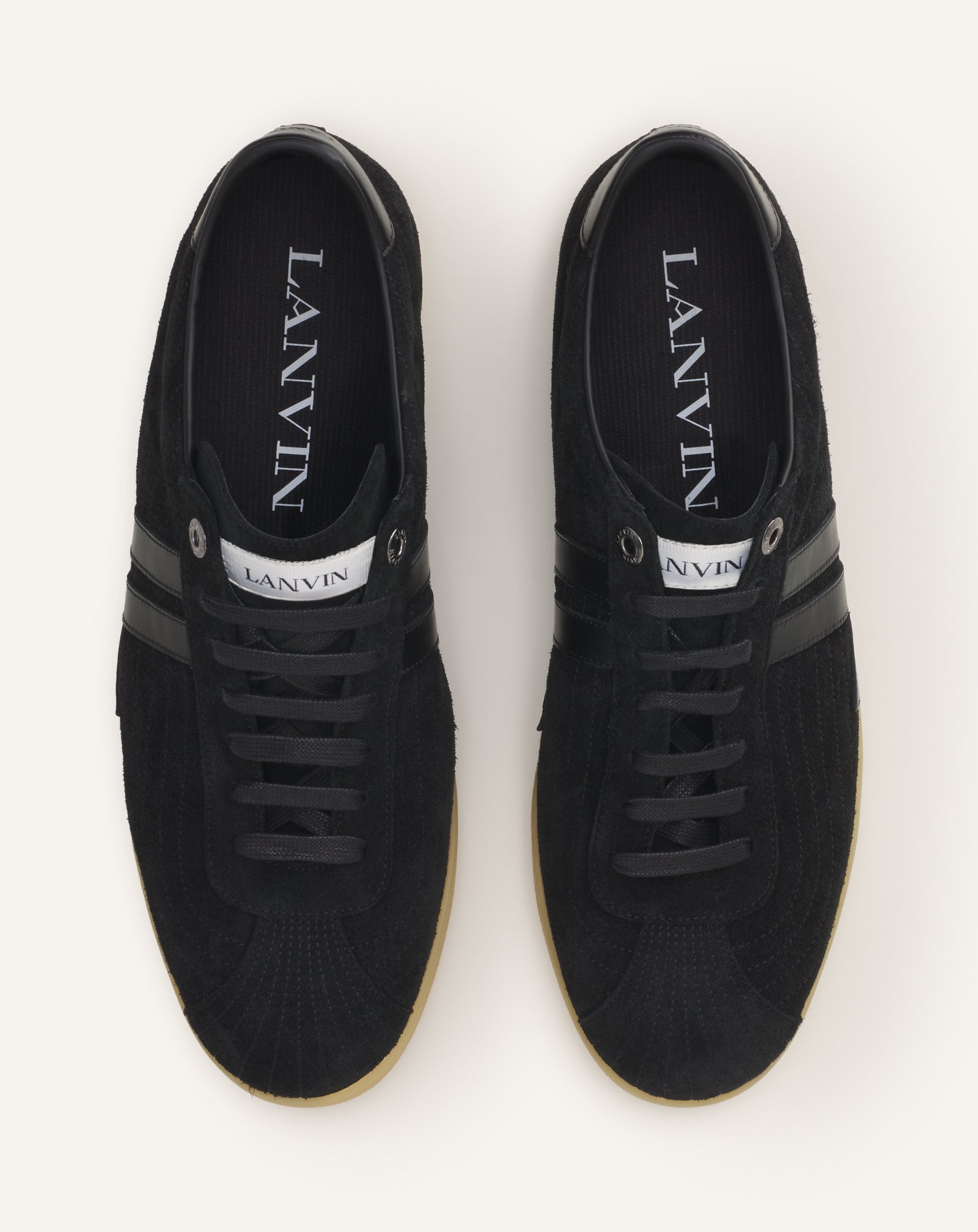 BLACK SNEAKERS GLEN 2.0 IN LEATHER