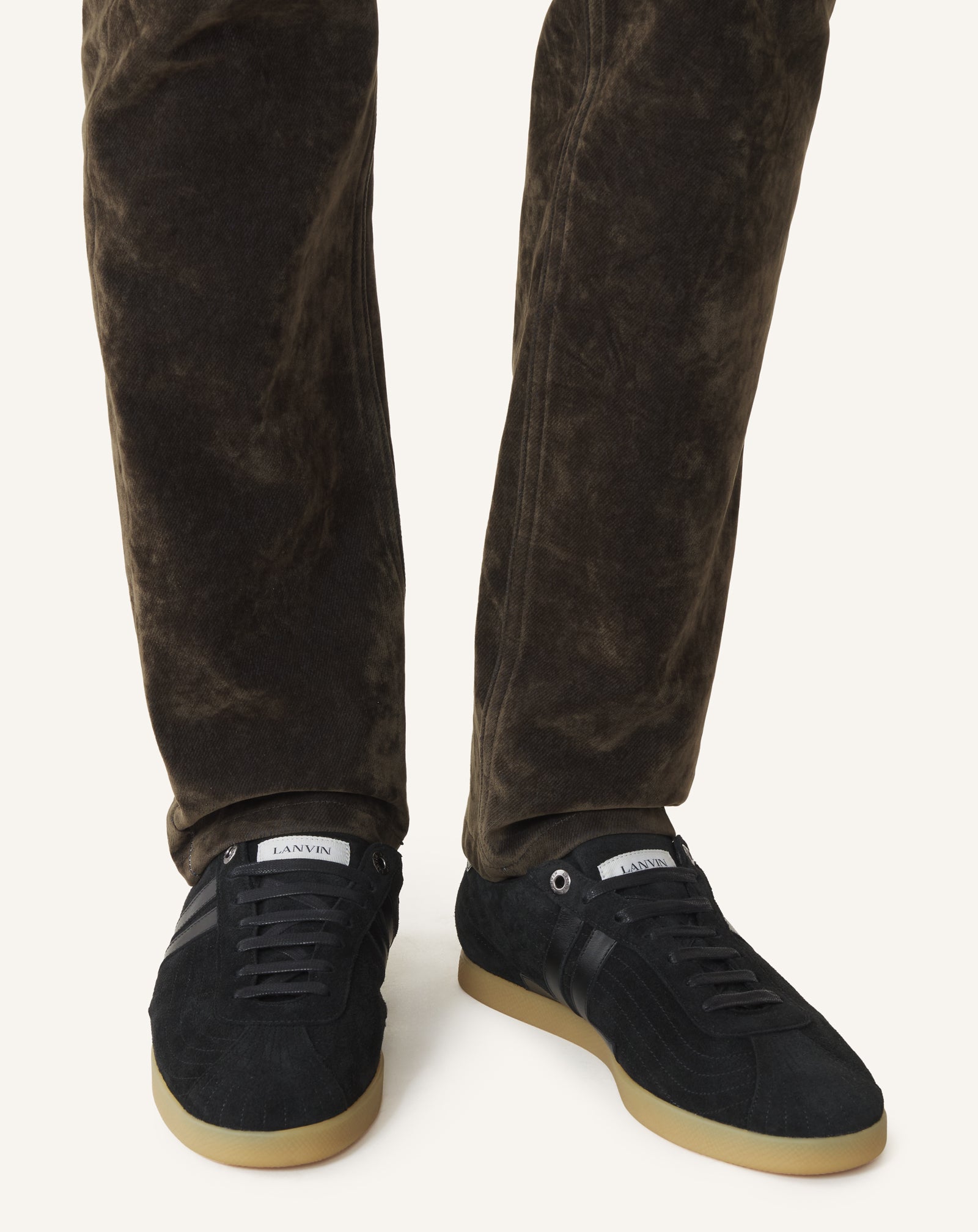 BLACK SNEAKERS GLEN 2.0 IN LEATHER