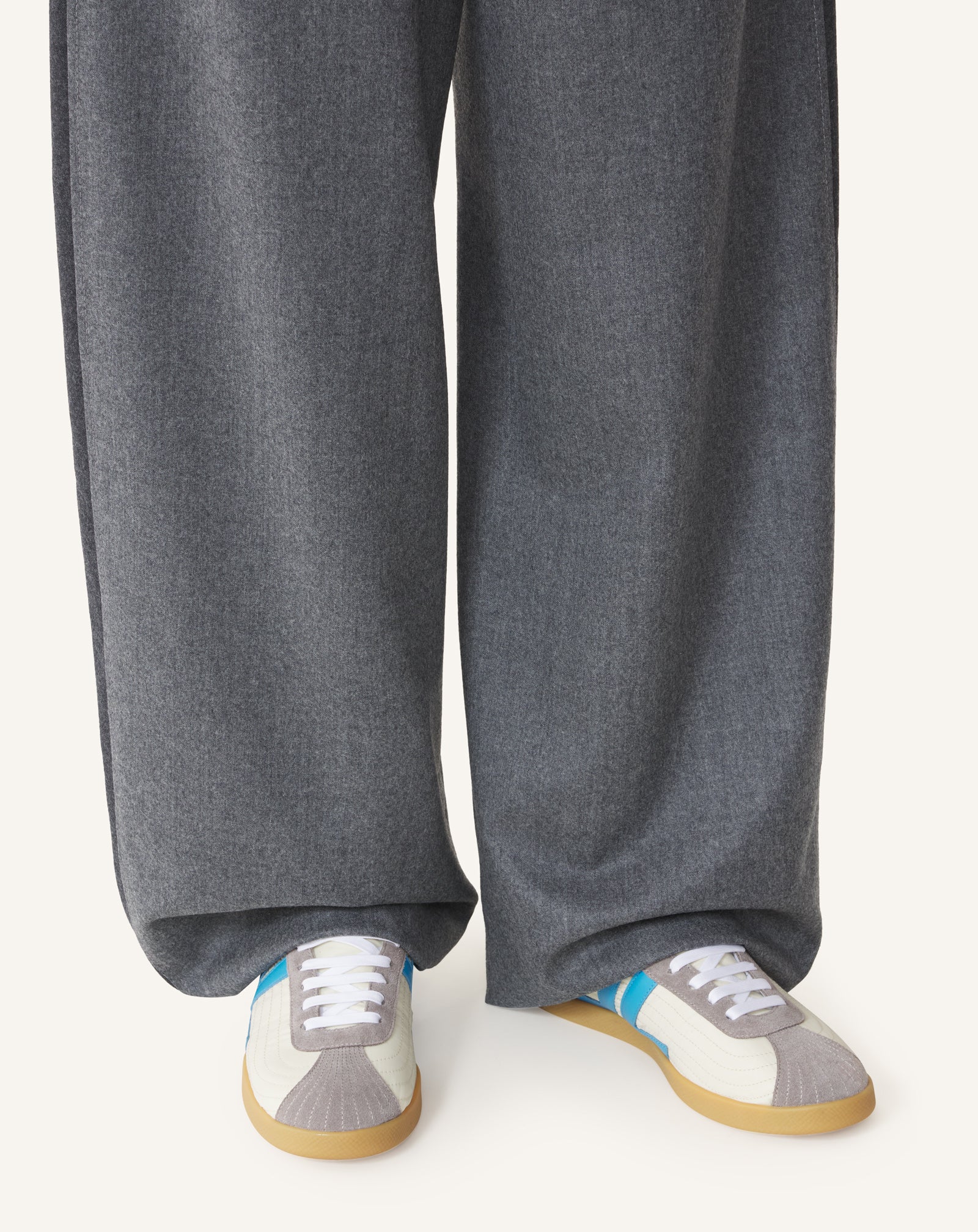 White Glen 2.0 Sneakers In Nylon | Lanvin
