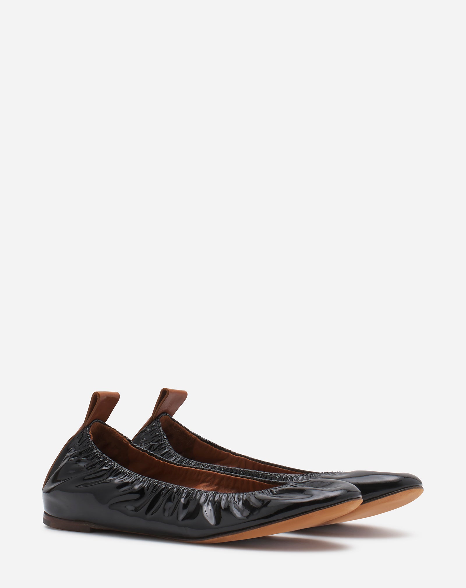 THE BALLERINA FLAT IN PATENT LEATHER