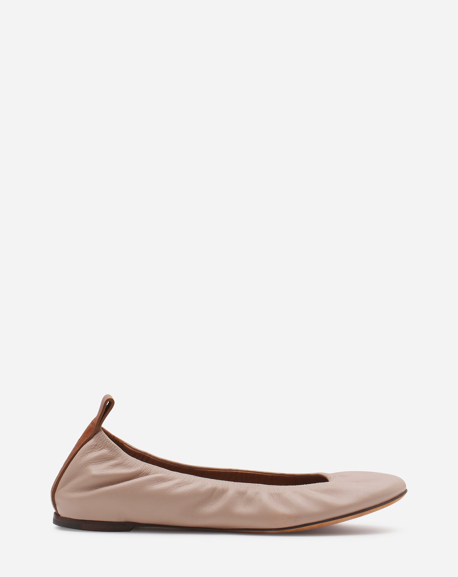 THE LEATHER BALLERINA FLAT FW-BAMB02-NAPA-P240935