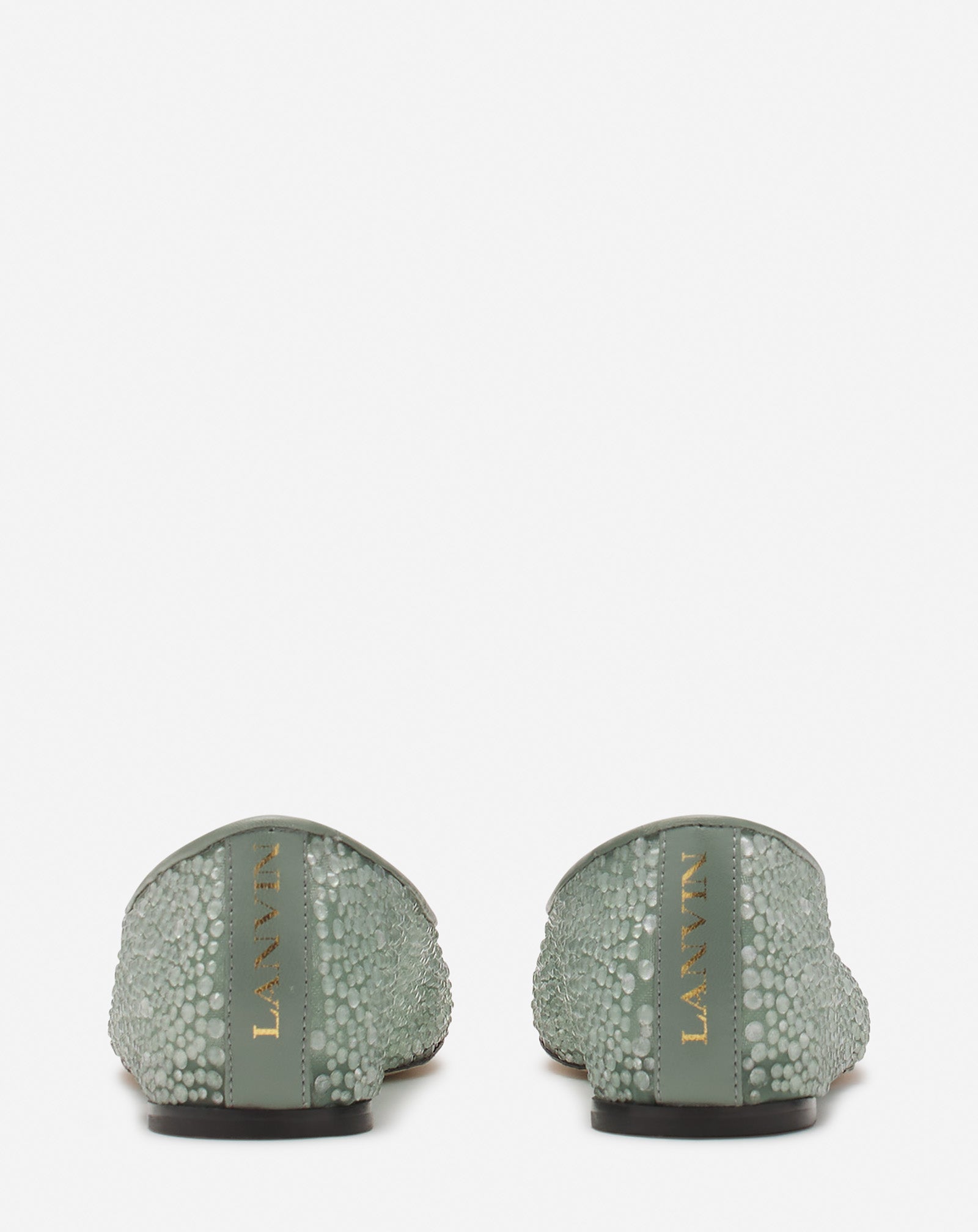 MESH BALLERINA WITH RHINESTONES