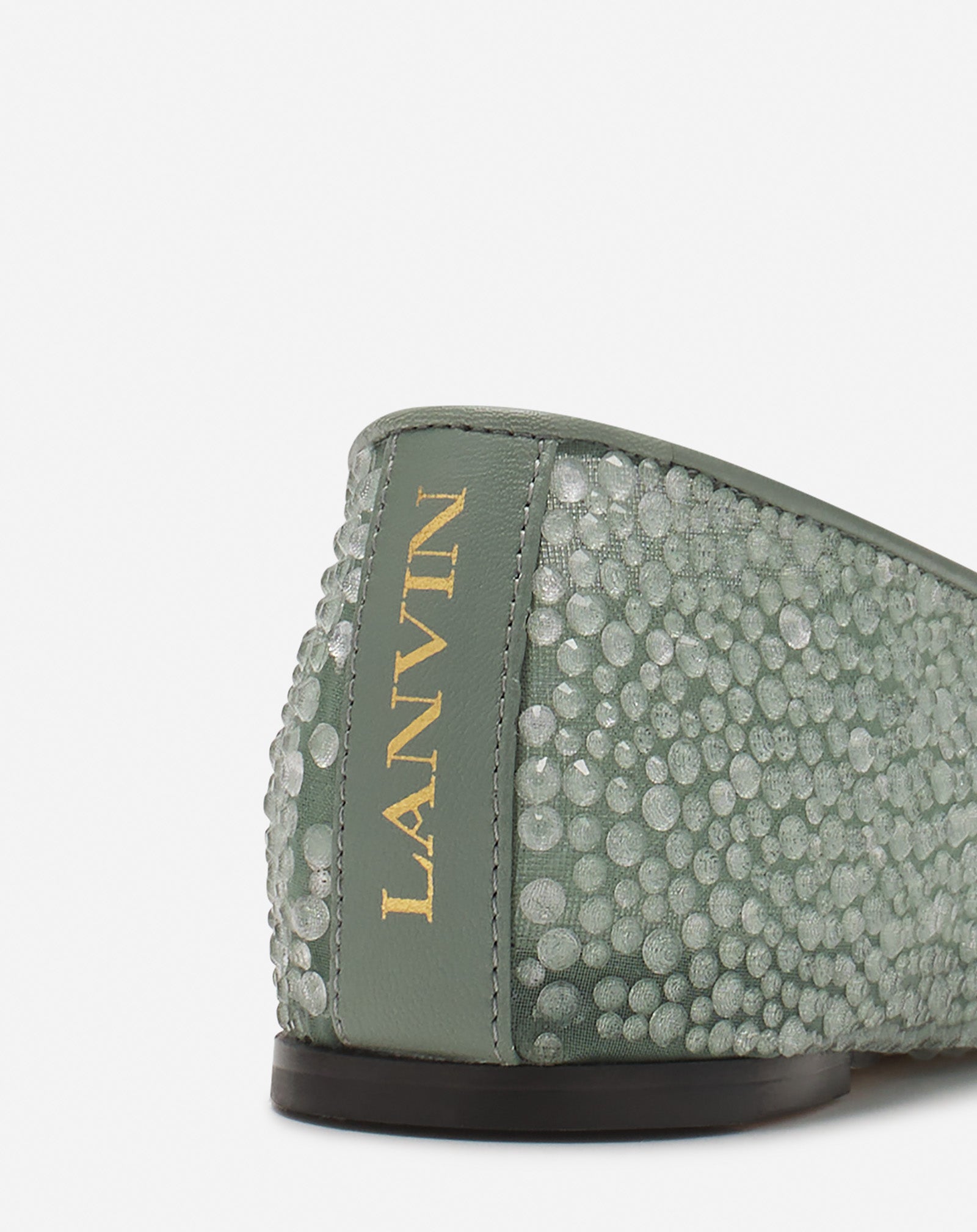 MESH BALLERINA WITH RHINESTONES