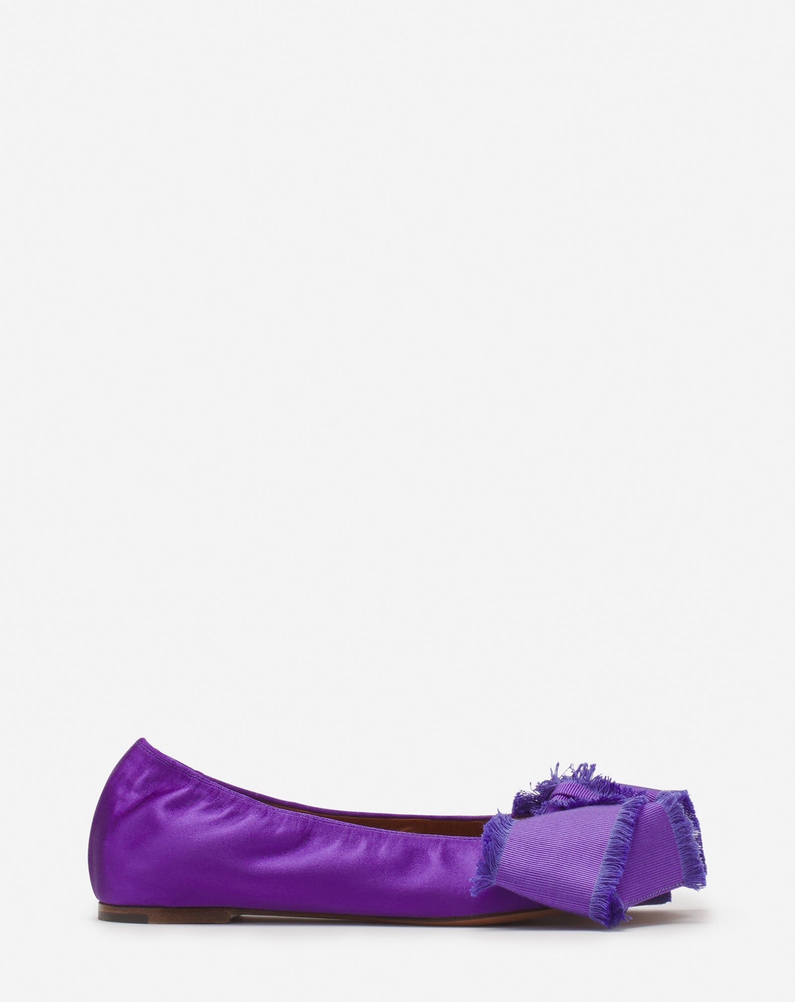 BALLERINA FLAT WITH A SATIN BOW FW-BAMB04-SATN-P2472035