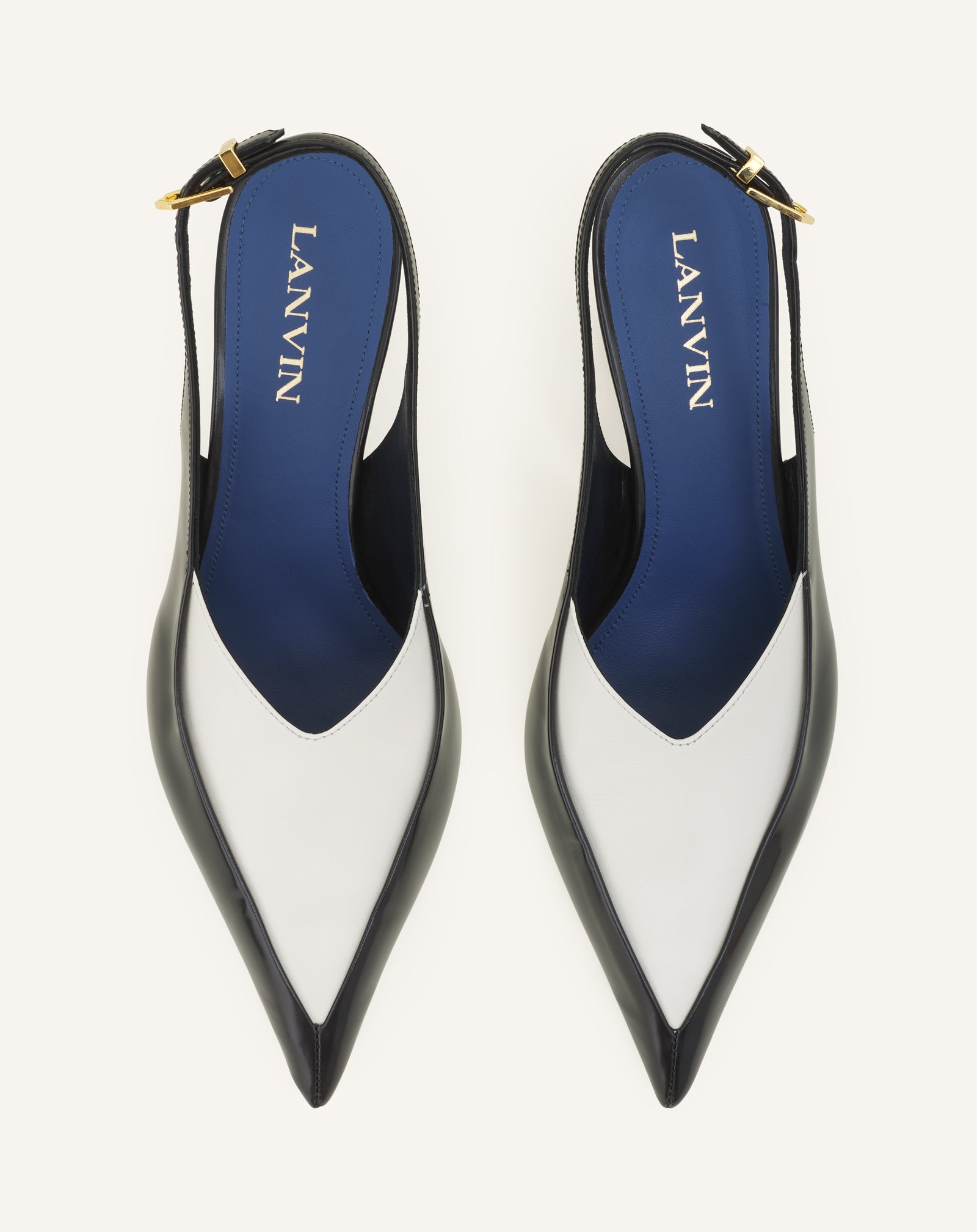 GREY SERENADE SLINGBACK IN LEATHER